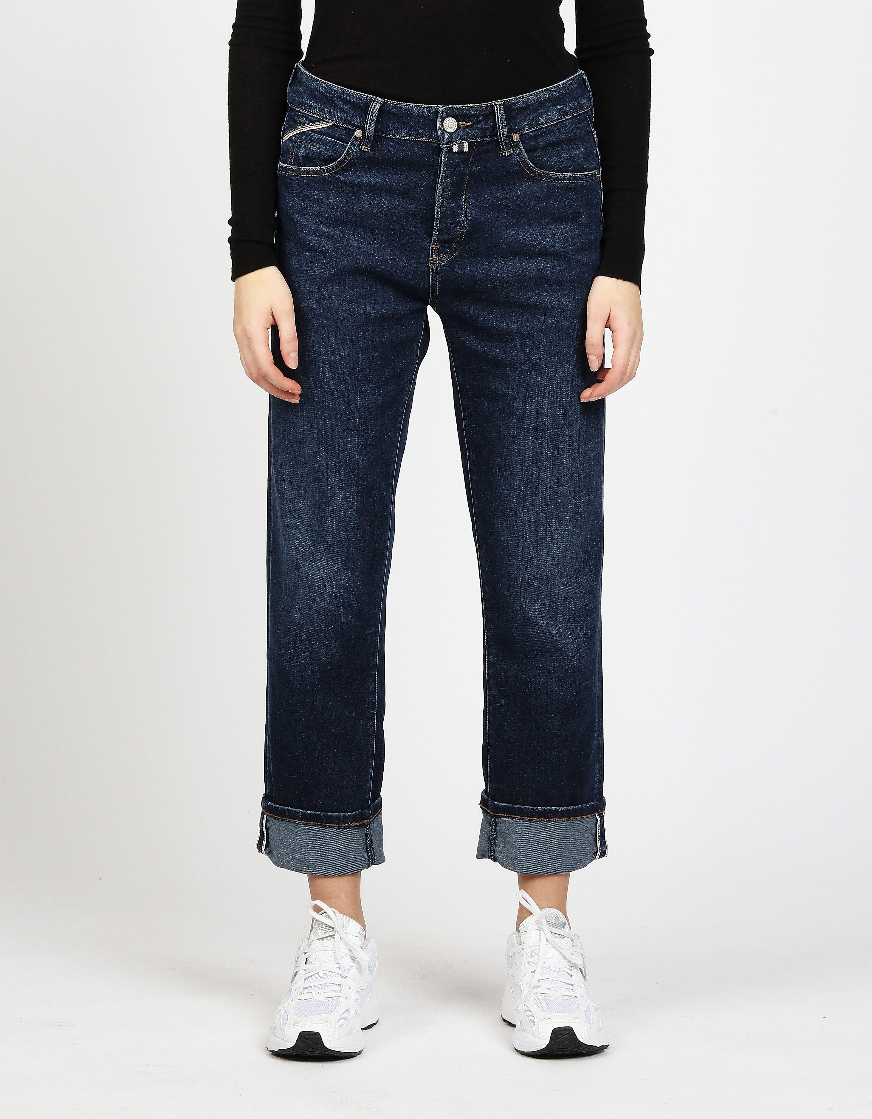 GANG Straight-Jeans 94THELMA mit Detail oberhalb günstig online kaufen