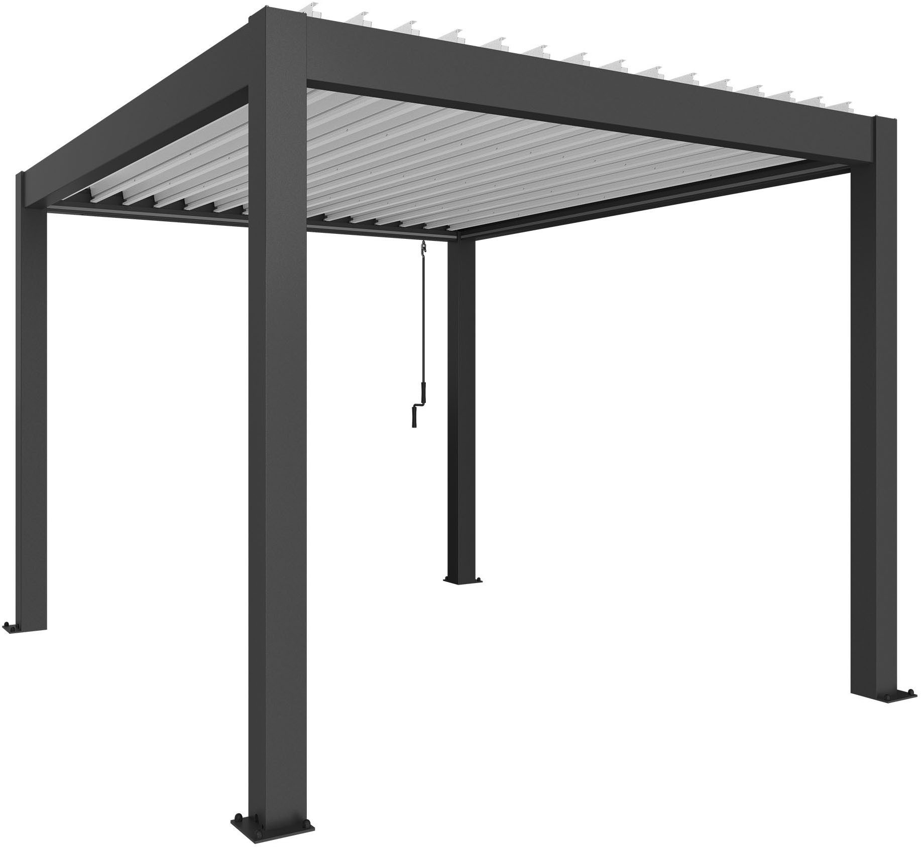 Biohort Pergola 3x3,5, verschiedene Farben, BxTxH: 312x367,5x264 cm, ausgezeichnet mit dem Red Dot Design Award