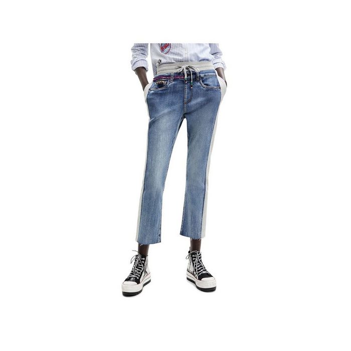 Desigual 5-Pocket-Jeans blau (1-tlg)