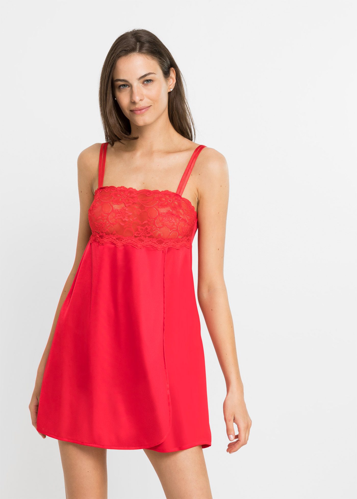 bonprix Negligé Negligé mit Glanzeffekt