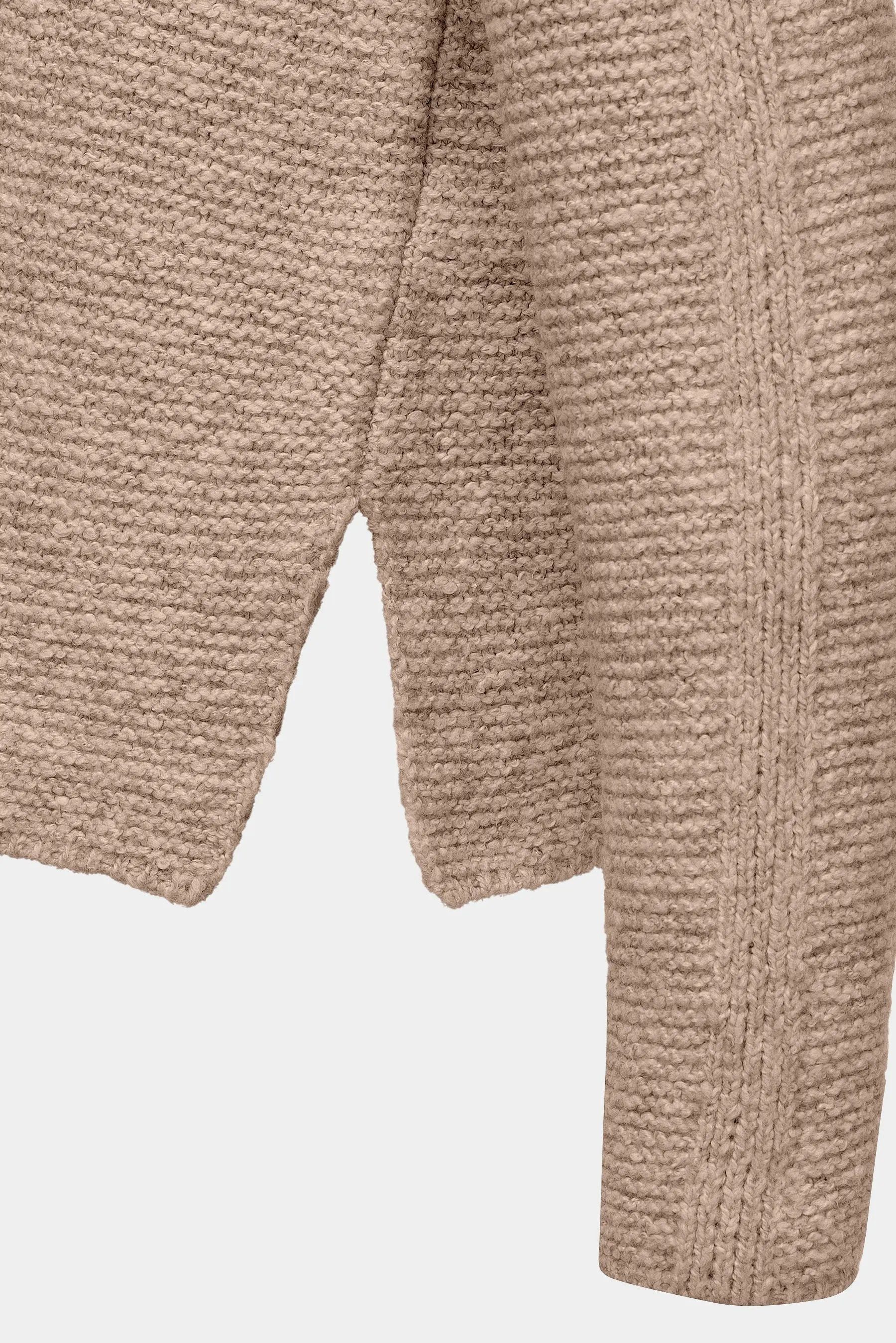 Cassis Strickpullover Cassis V-Ausschnitt Pullover TAUPE