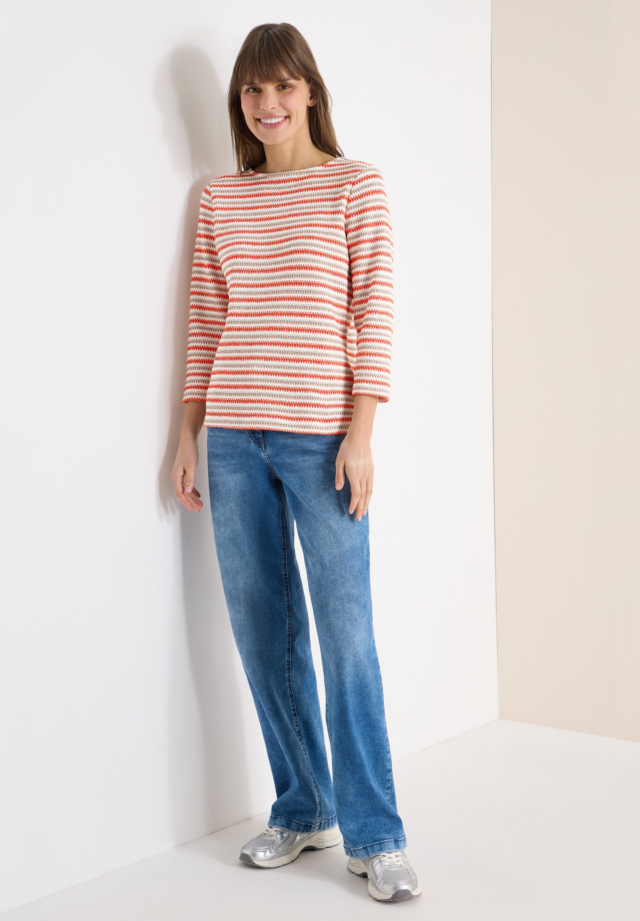 CECIL 3/4-Arm-Shirt mit 3/4 Ärmeln – Bild 4 von 5