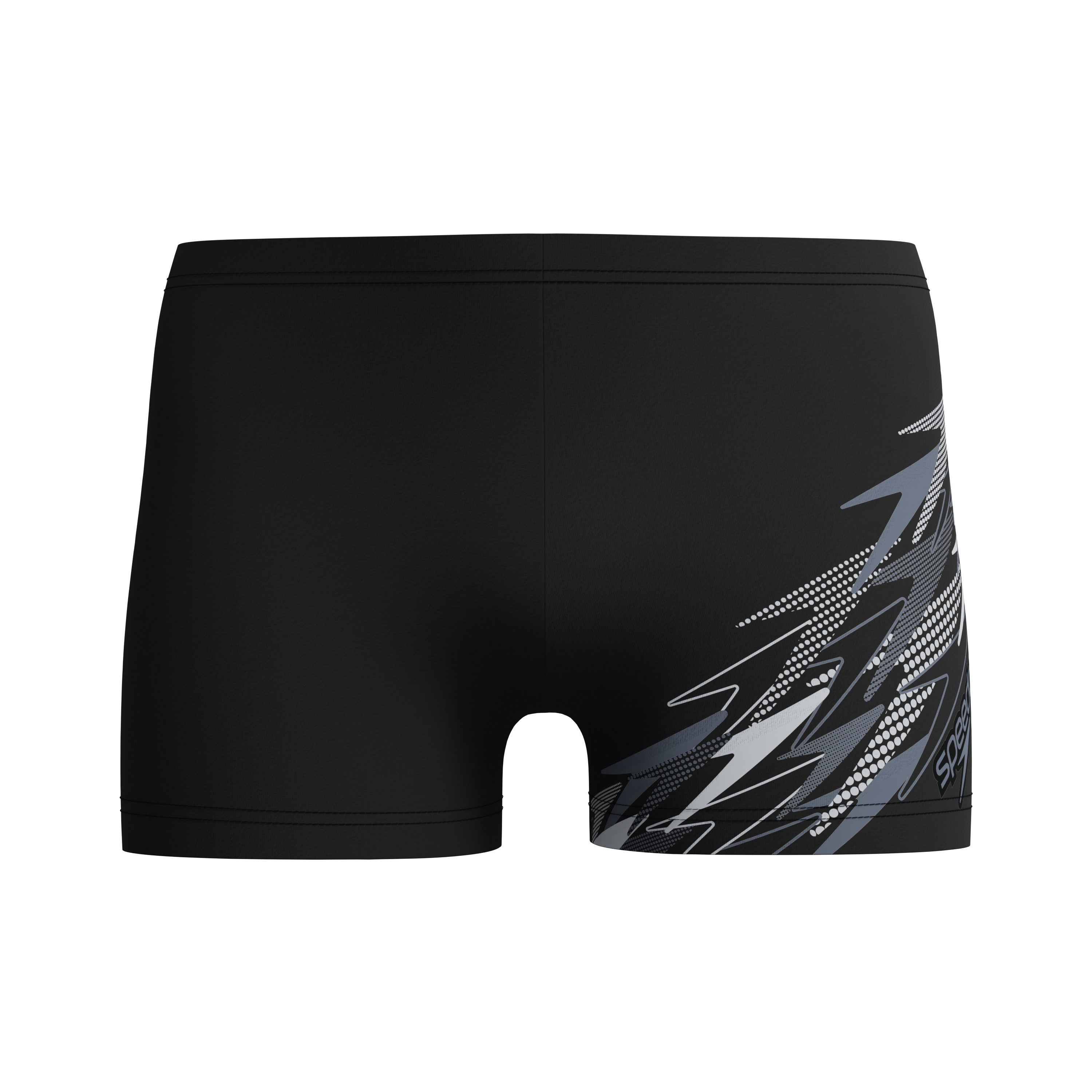 Speedo Badehose mit Plastisol-Wellengrafik, formbeständig, schnell trocknend