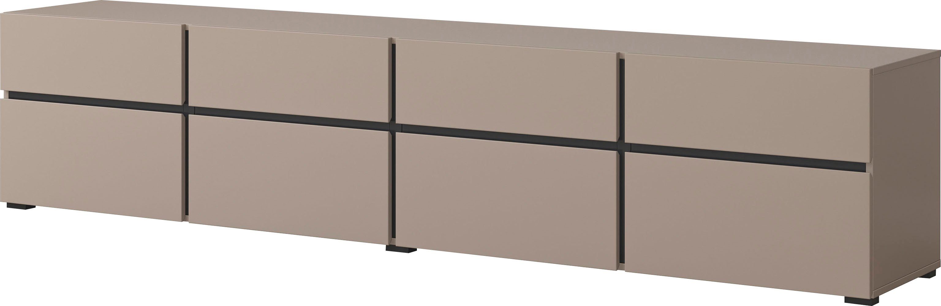 INOSIGN Lowboard Cross, moderne grifflose TV-Kommode,4 günstig online kaufen
