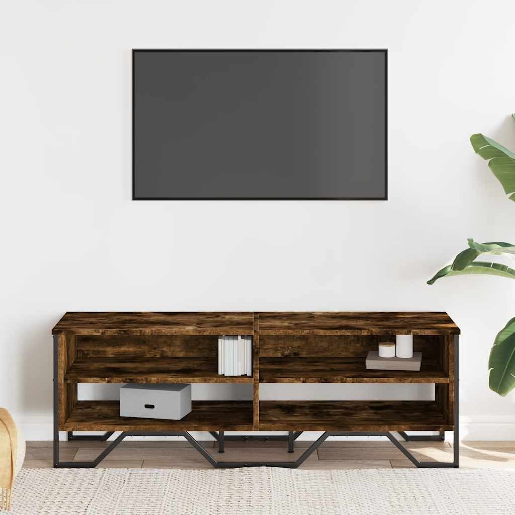vidaXL TV-Schrank TV-Schrank Räuchereiche 122x34x41 cm günstig online kaufen