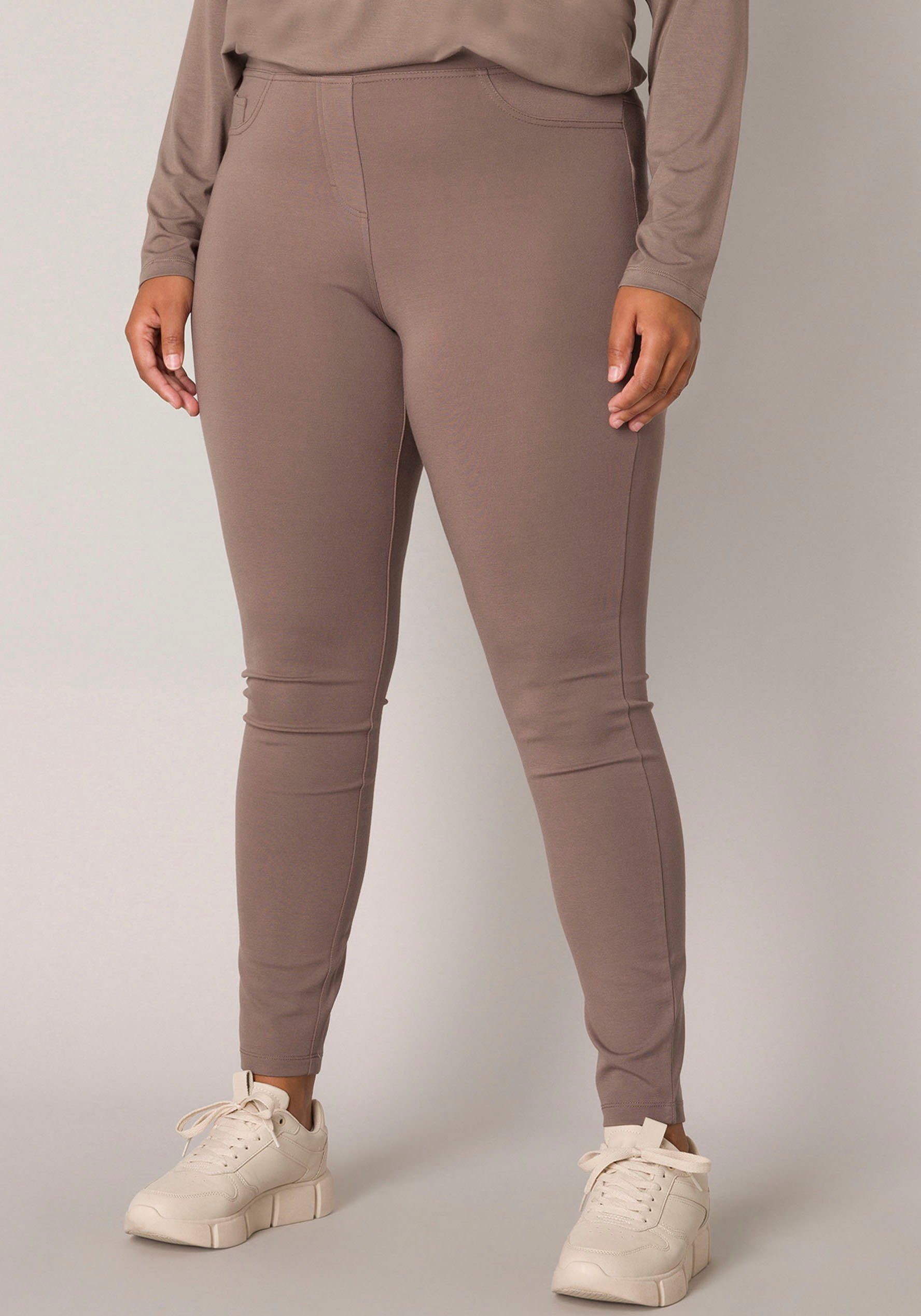 Base Level Curvy Treggings mit elastischem günstig online kaufen