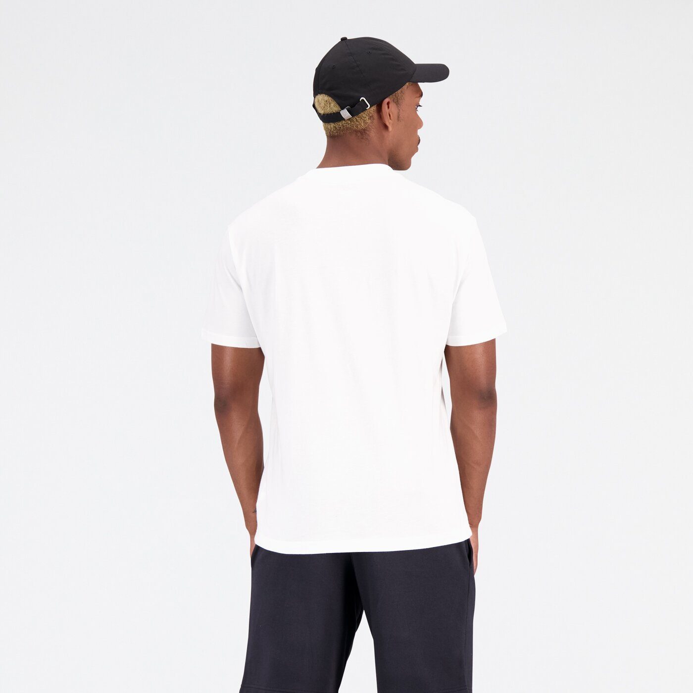 WT Balance Essentials WHITE NB T-Shirt Stacked New Kurzarmshirt Logo