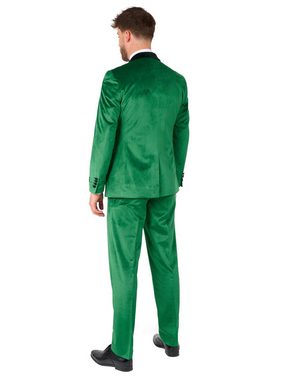 Opposuits Kostüm OppoSuits Tuxedo Velvet Verdant Smoking, Oberstylischer Smoking Anzug in Grasgrün