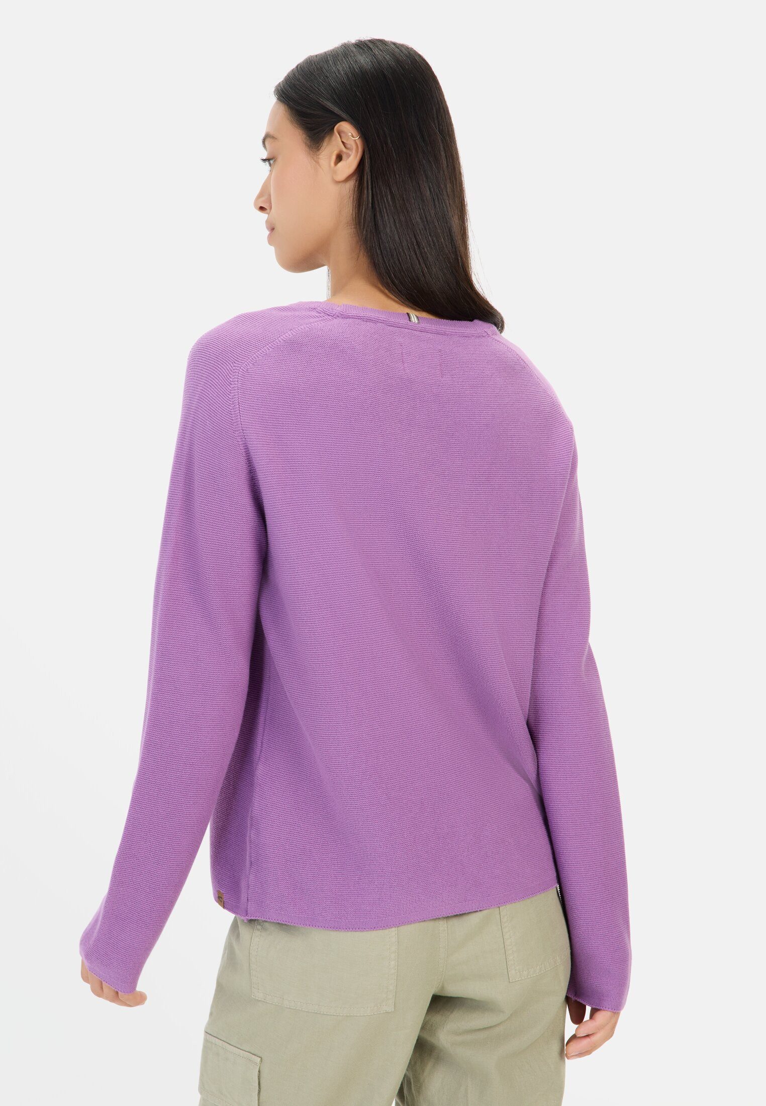 camel active Strickpullover aus reiner Baumwolle günstig online kaufen