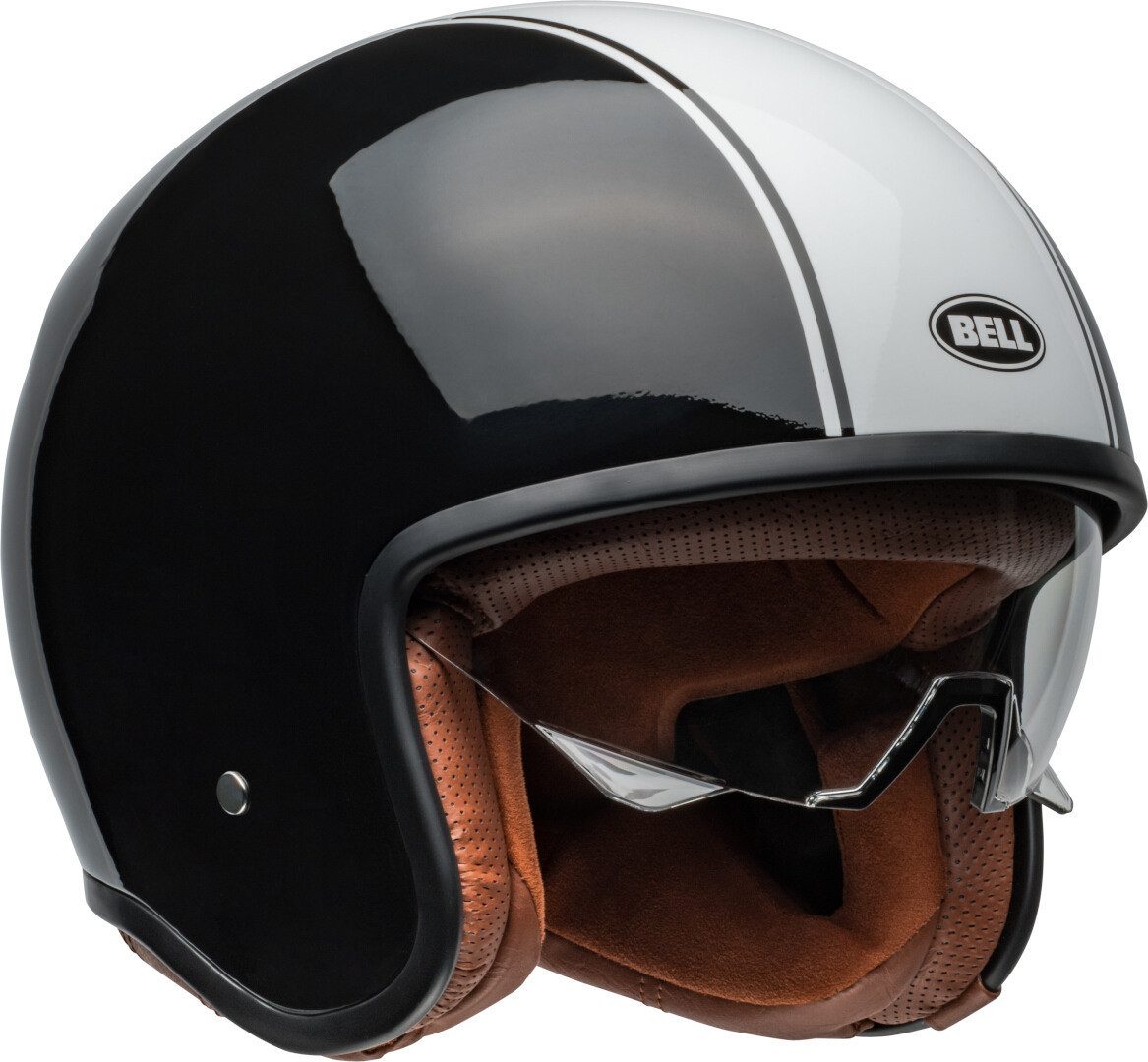 Bell Motorradhelm TX-501 Rally Jethelm, vorbereitet für Kommunikationssystem,integriertes Sonnenvisier