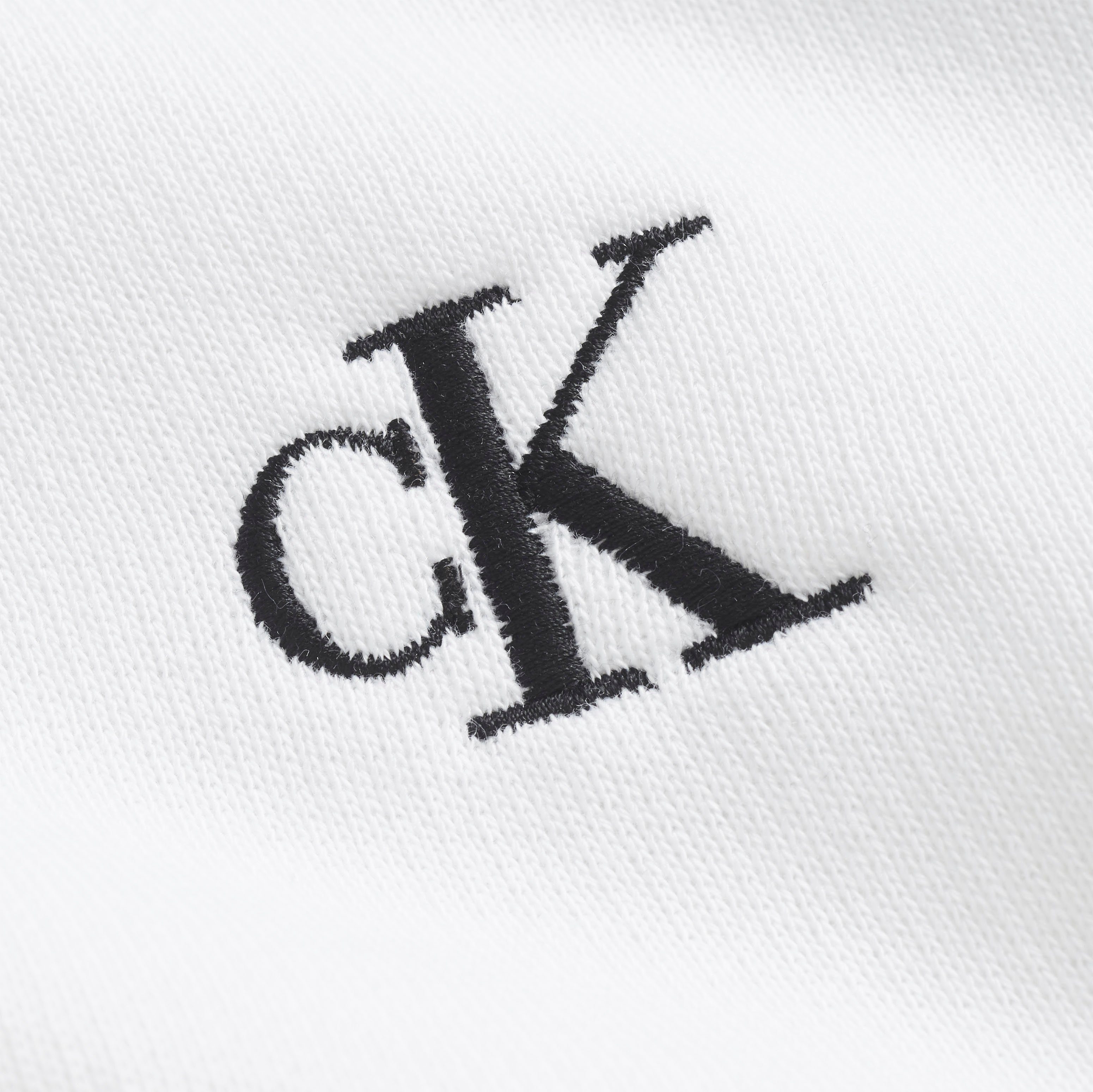 Calvin Klein Jeans CK Bright Kapuzensweatshirt White ESSENTIAL HOODIE