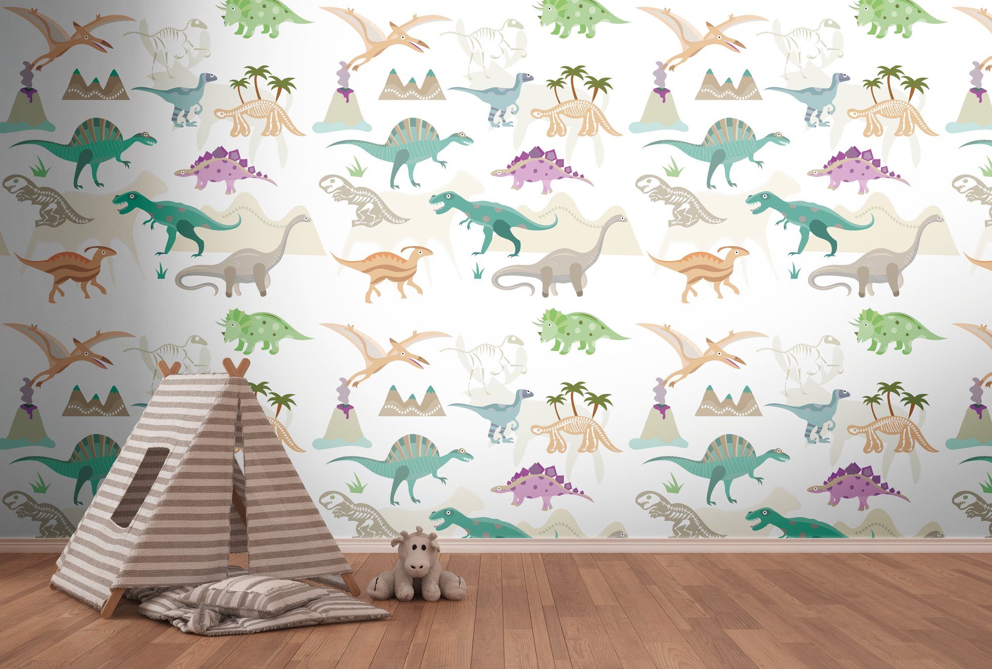 living walls Fototapete Dino Kinderzimerzimmertapete, glatt, günstig online kaufen