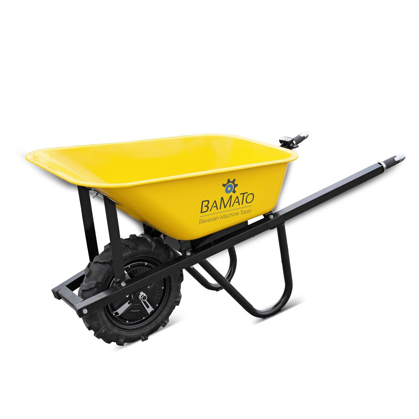 BAMATO Motorschubkarre MTR-150, 75 l, 1-tlg., elektrische Schubkarre, Akku Schubkarre