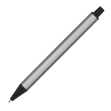 Livepac Office Kugelschreiber 10 Kugelschreiber aus Metall / Farbe: metallic silber