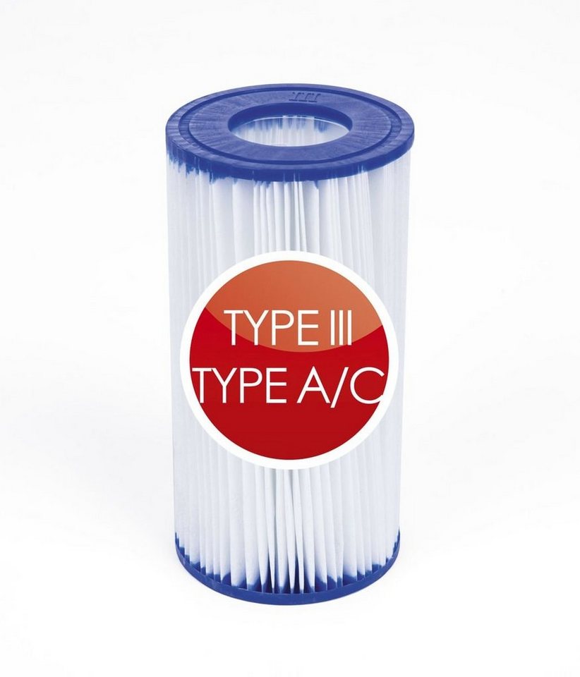 Thumbnail - Bestway Pool-Filterkartusche 4er Set Bestway Filterkartusche Gr. III Pumpenfilter