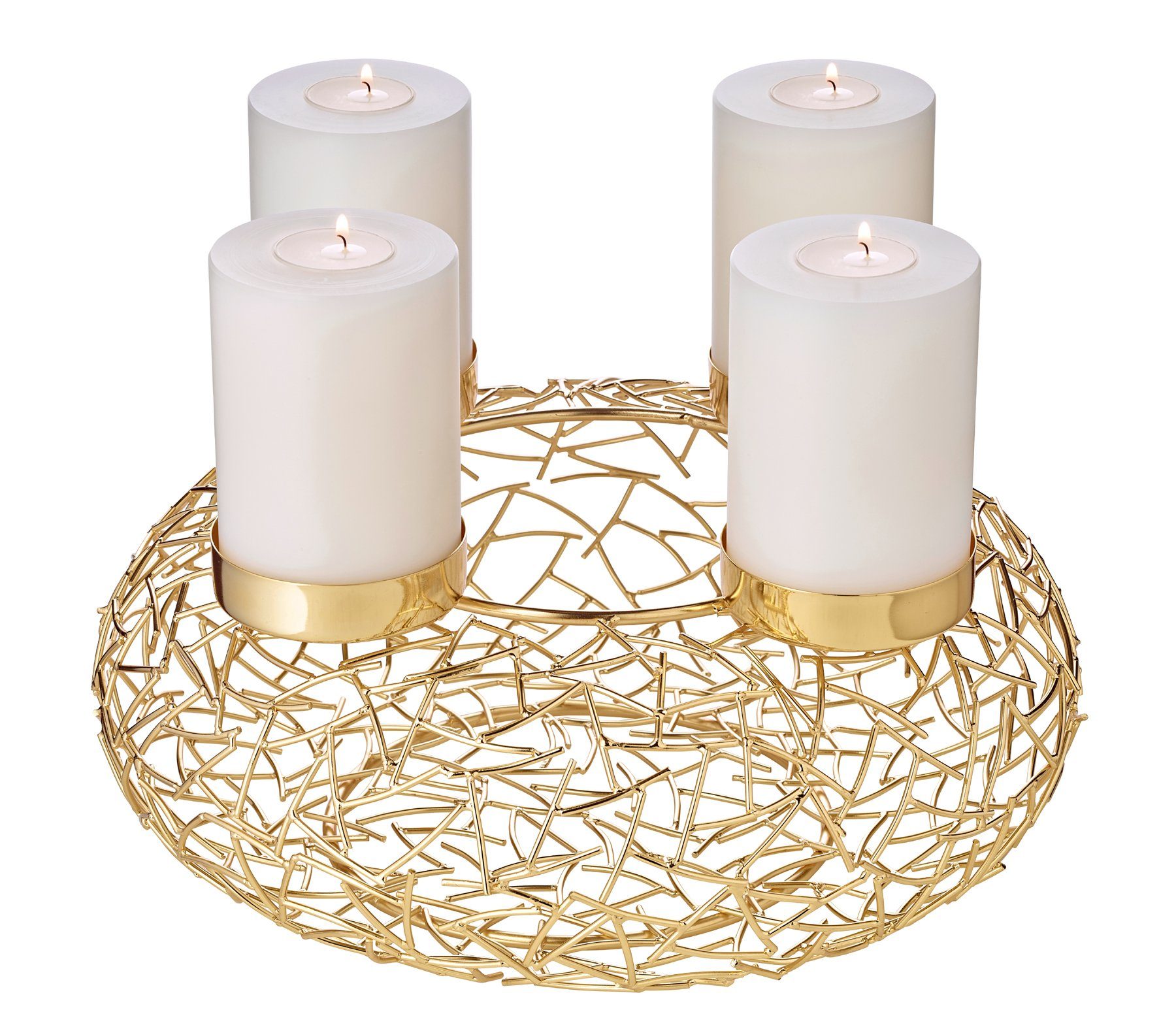 EDZARD Adventskranz Milano, (34 cm) Kerzenhalter günstig online kaufen