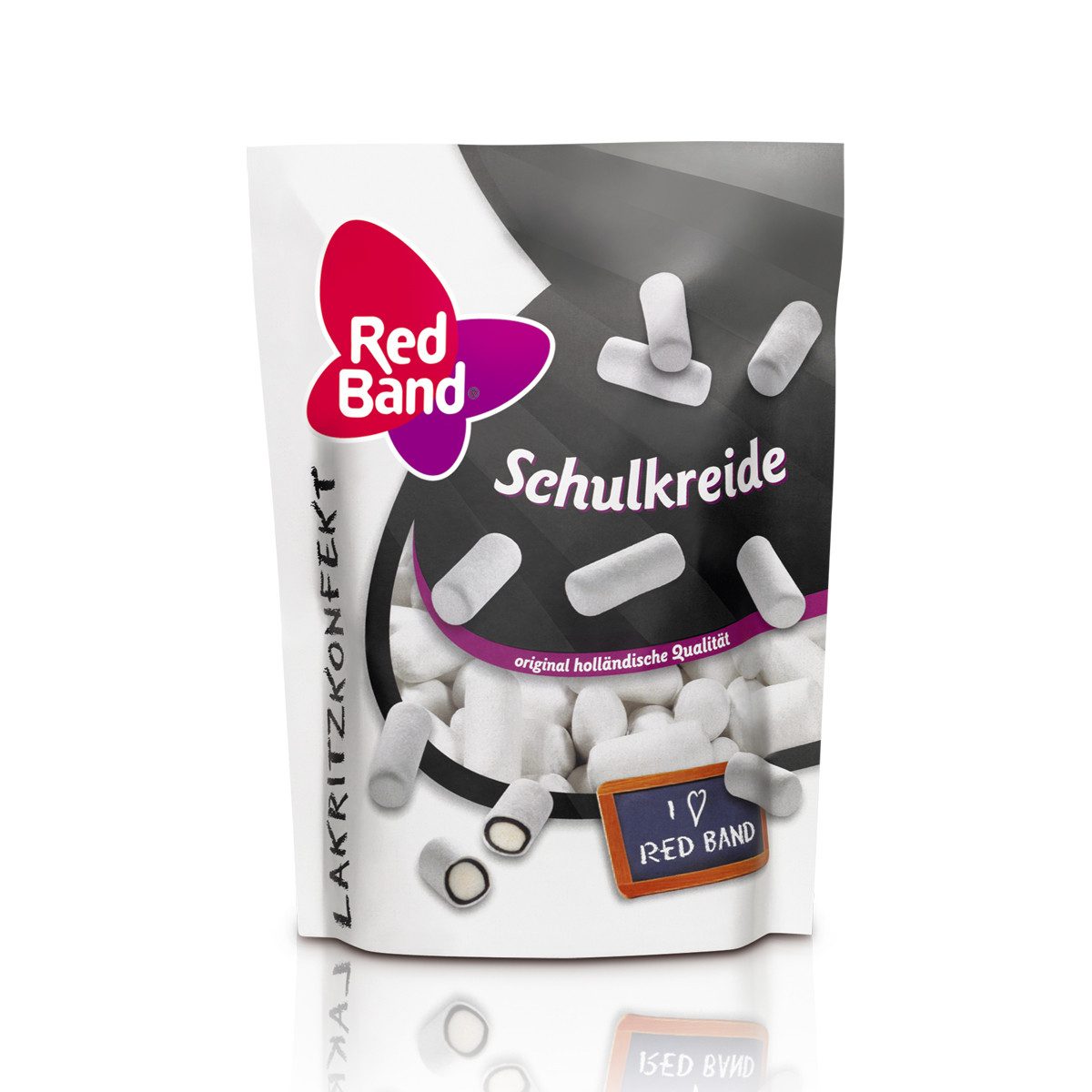 Red Band Süßigkeit, Red Band Schulkreide köstlich dragierte Lakritz-Stäbchen 175g