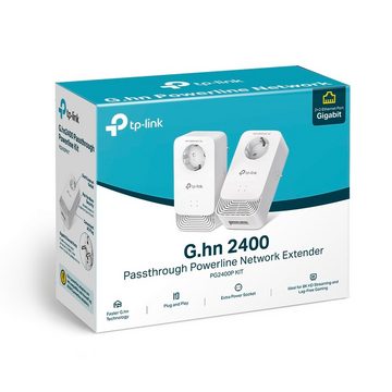 tp-link PG2400P KIT G.hn2400 Powerline 2er Kit WLAN-Repeater