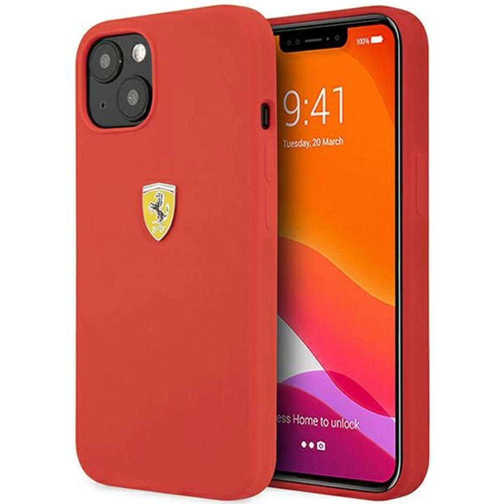 Ferrari Handyhülle »Scuderia Ferrari Silikon Hardcase Cover Case Hülle Etui  für Apple iPhone 13 Mini Rot« online kaufen | OTTO