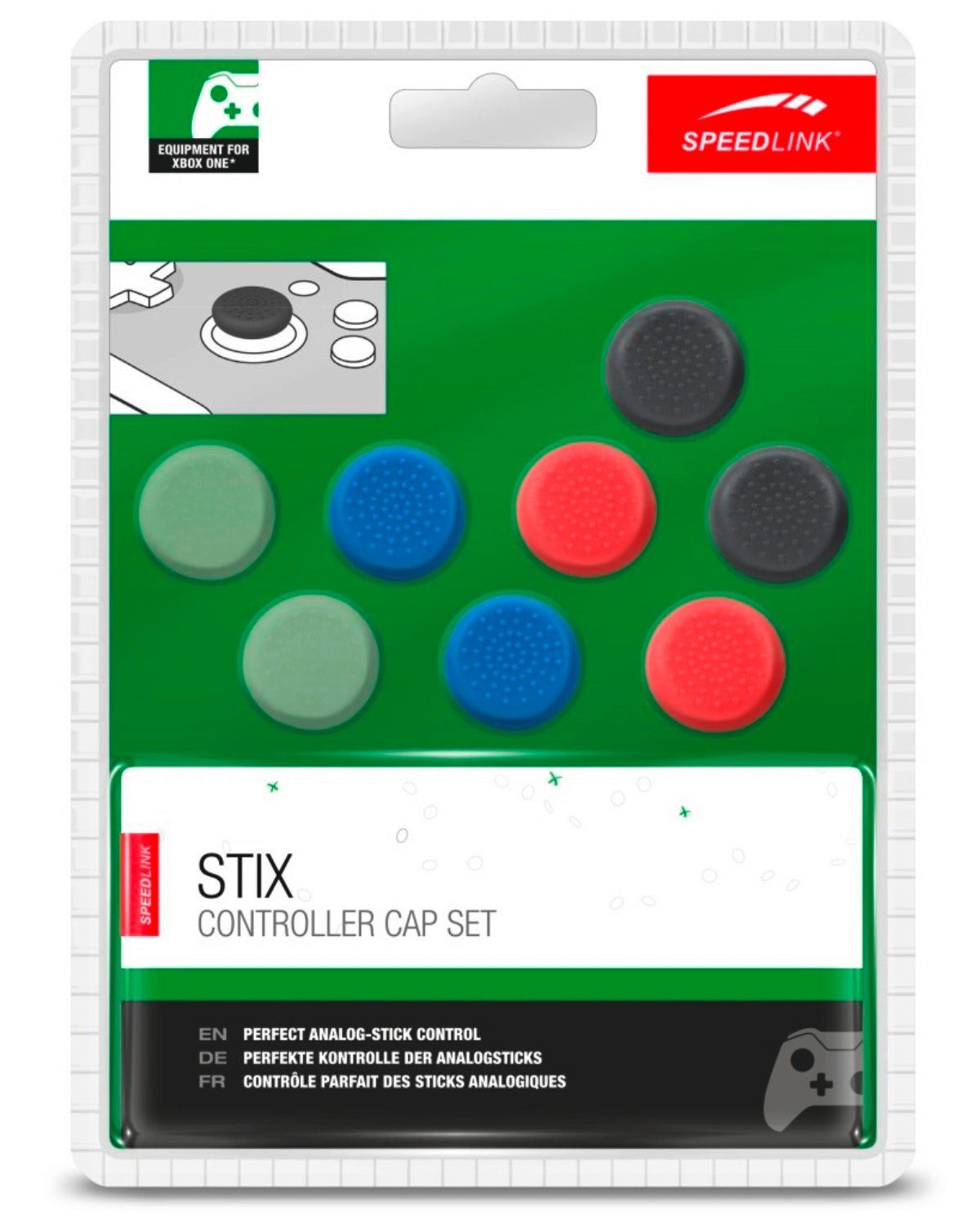 Speedlink STIX Controller Cap Set Kappen Thumb-Grips Controller (für Microsoft Xbox One, Anti-Rutsch)