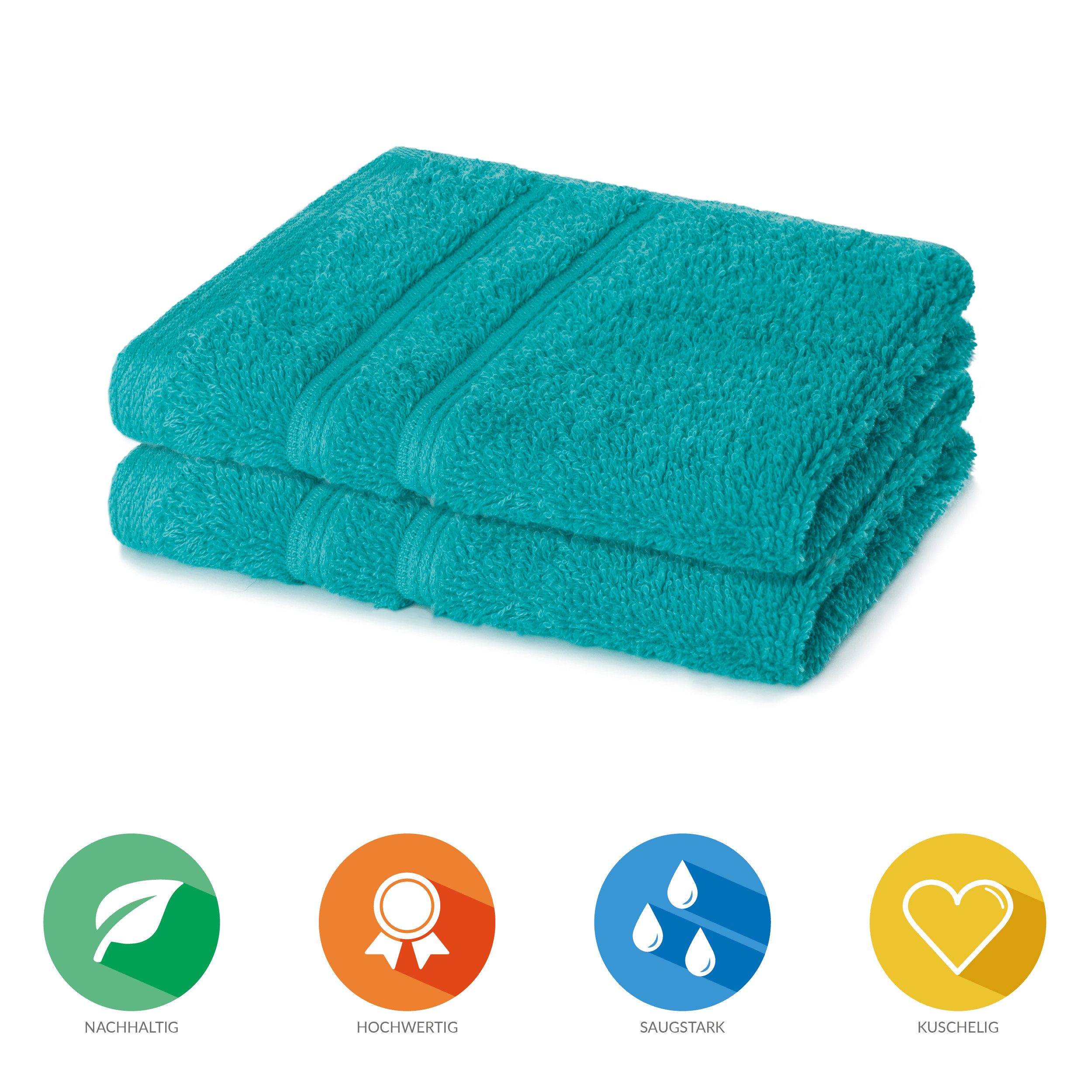 Lavea Seiftuch Bali Seiftücher, Waschlappen Frottee 30x30 cm, Weiches Bio-B günstig online kaufen