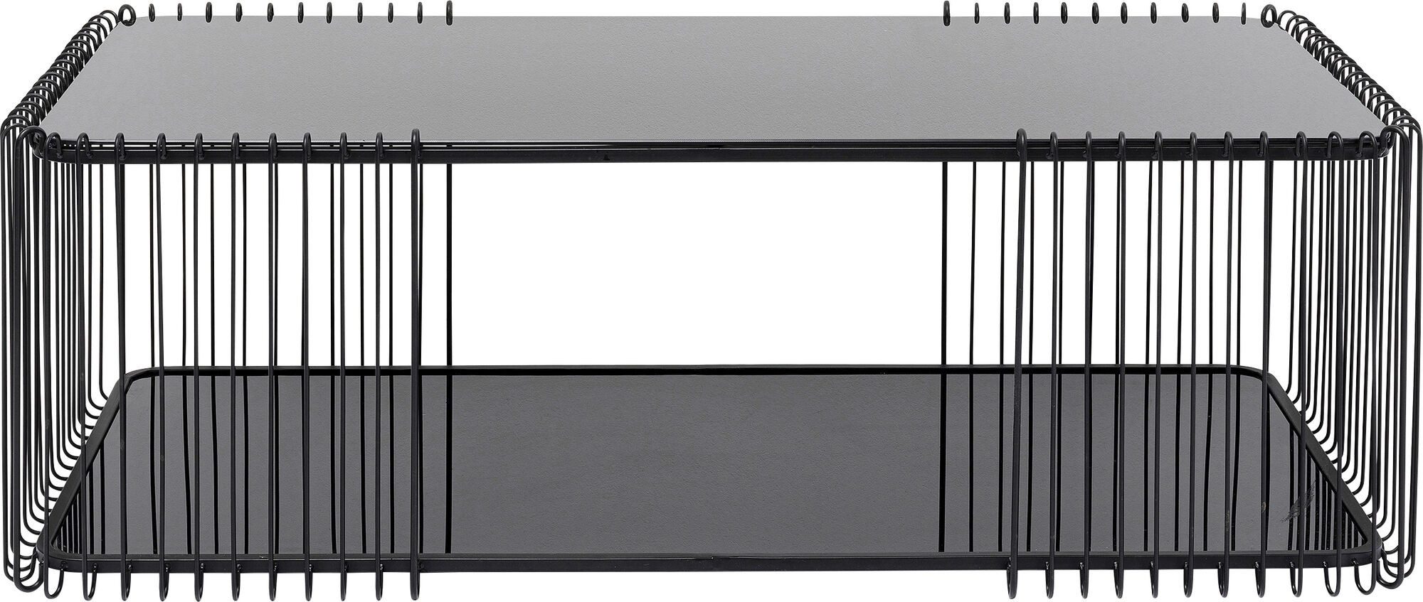 Couchtisch Couchtisch Wire Double Schwarz 120x60cm