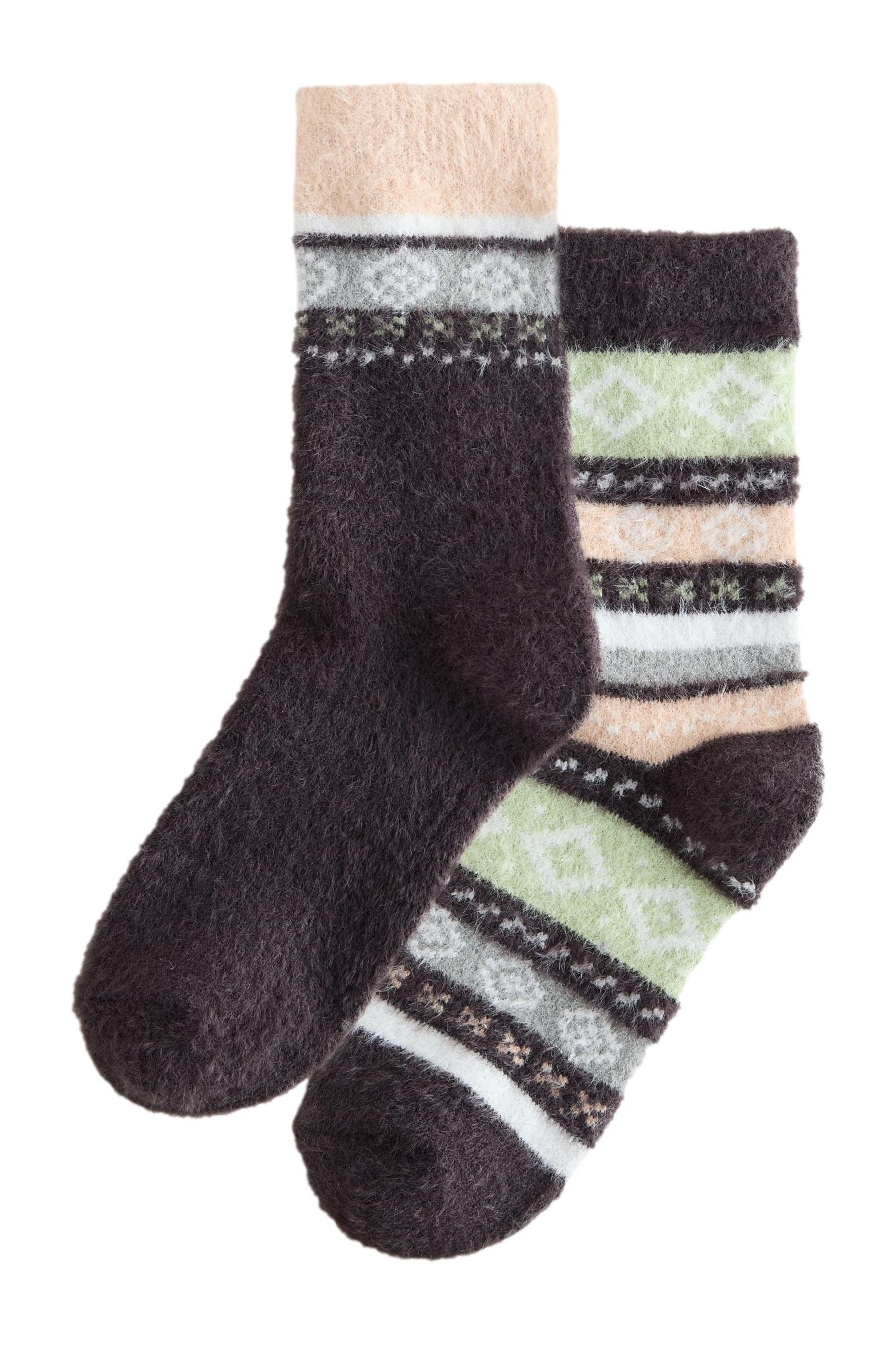 Grey/Pastel Fairisle