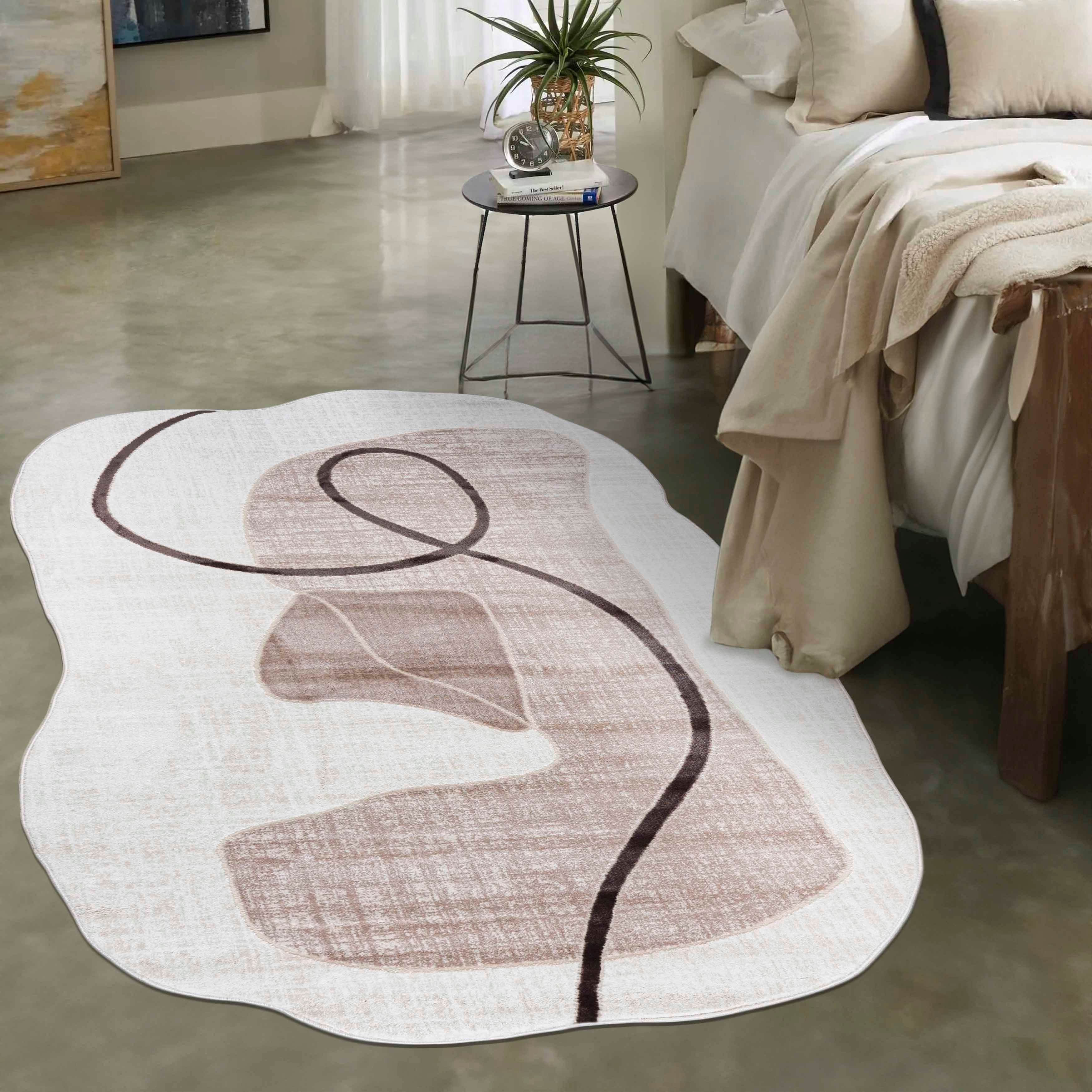 Mazovia Designteppich Modern Unregelmäßig Teppich Weich günstig online kaufen