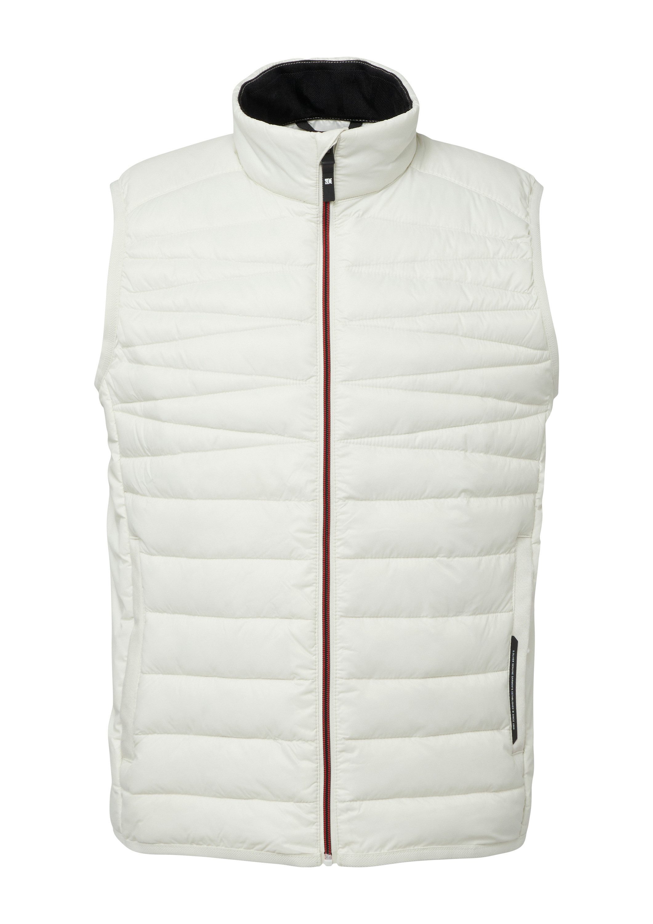 s.Oliver Outdoorjacke Outdoor-Weste Leichte Steppweste mit Stehkragen und K günstig online kaufen