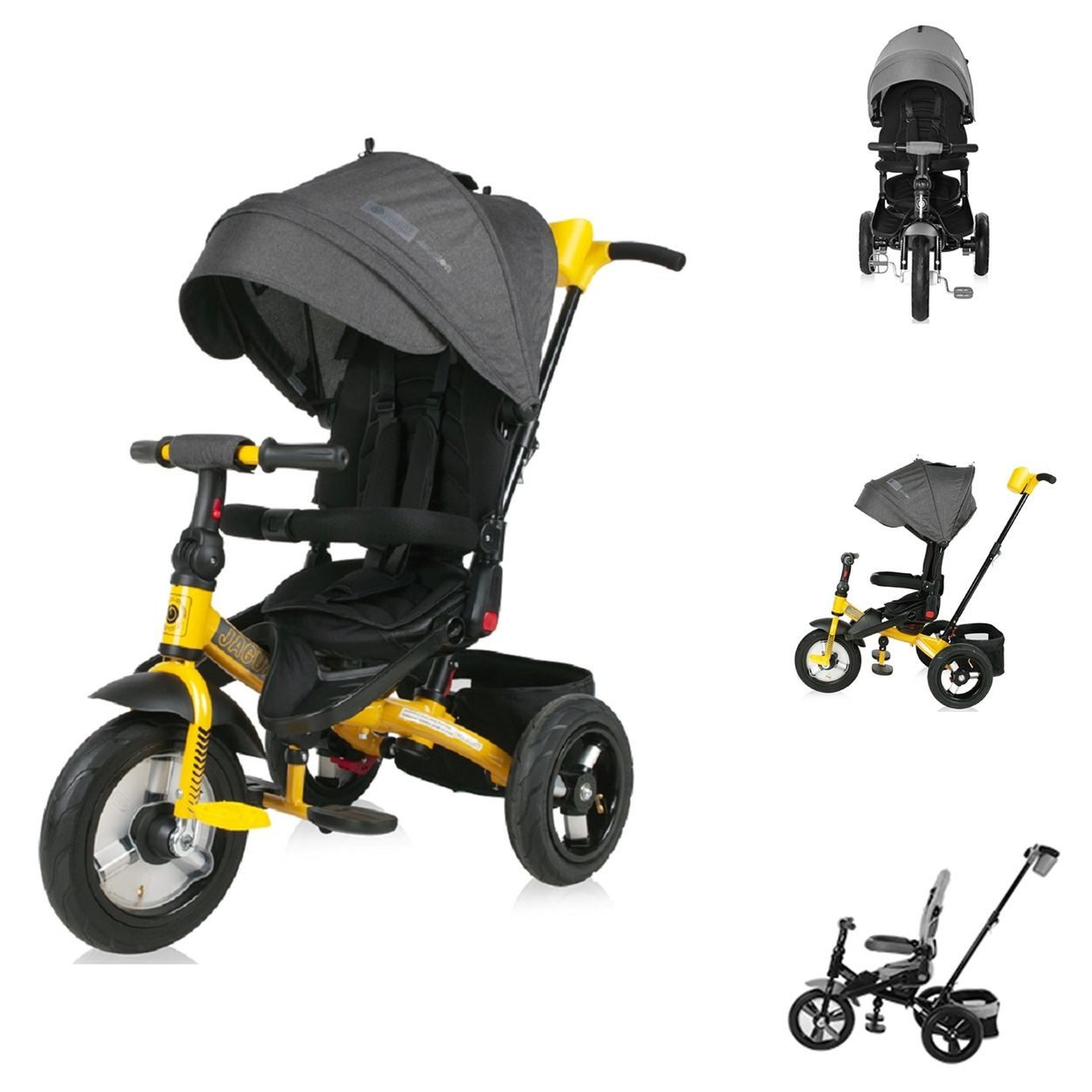 Dreirad Tricycle Jaguar 4 in 1 drehbar