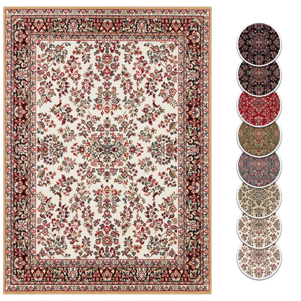 Teppich Boss Teppich Kurzflor Orient Teppich Zabul senfgelb creme, rechteck günstig online kaufen