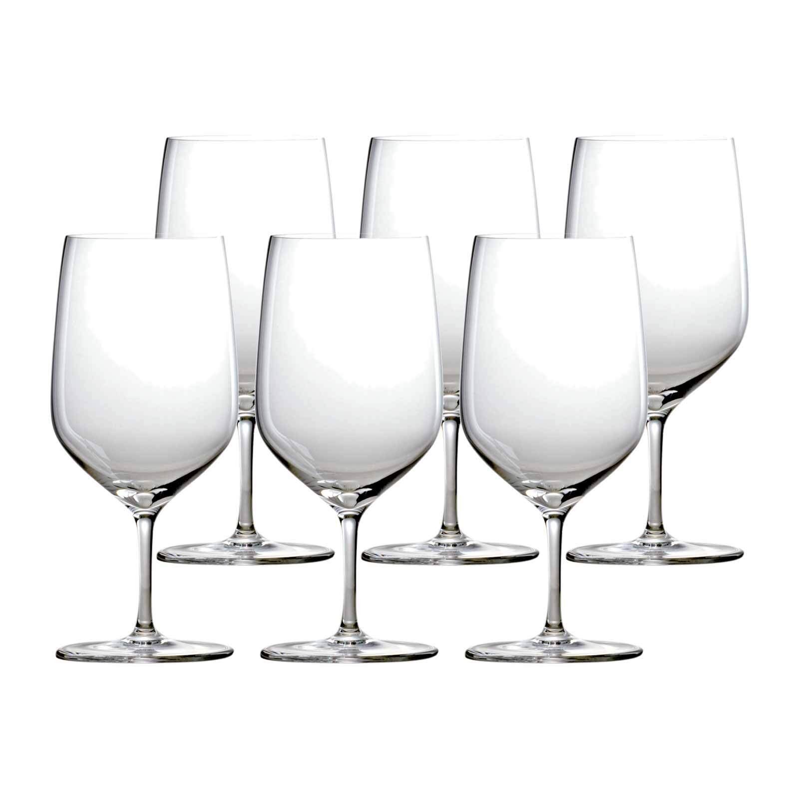 Set, Wasserkelche ml mundgeblasen Glas 6er Glas 460 Q1 Stölzle