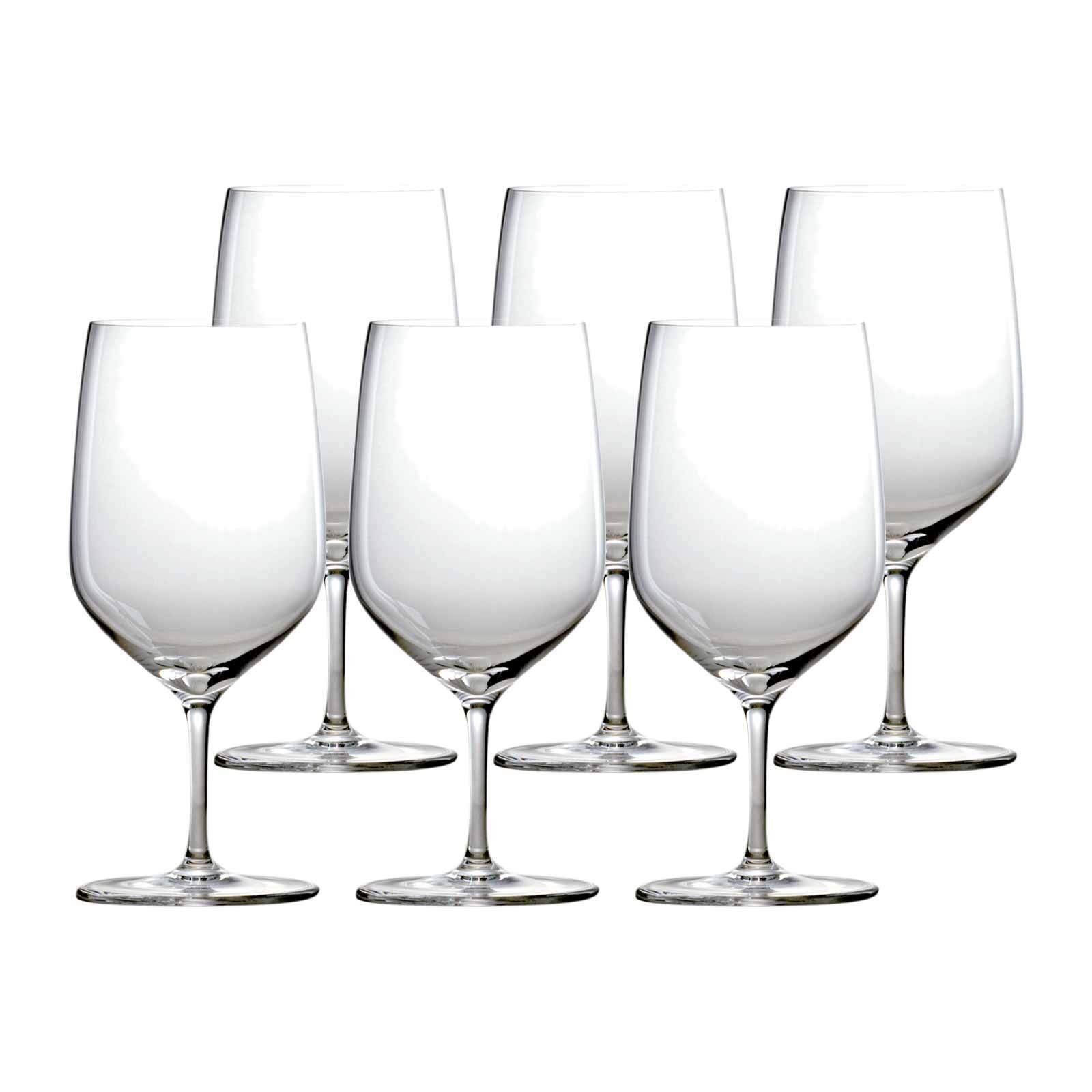 Stölzle Glas Q1 Wasserkelche mundgeblasen 460 ml 6er Set, 6-tlg., Glas