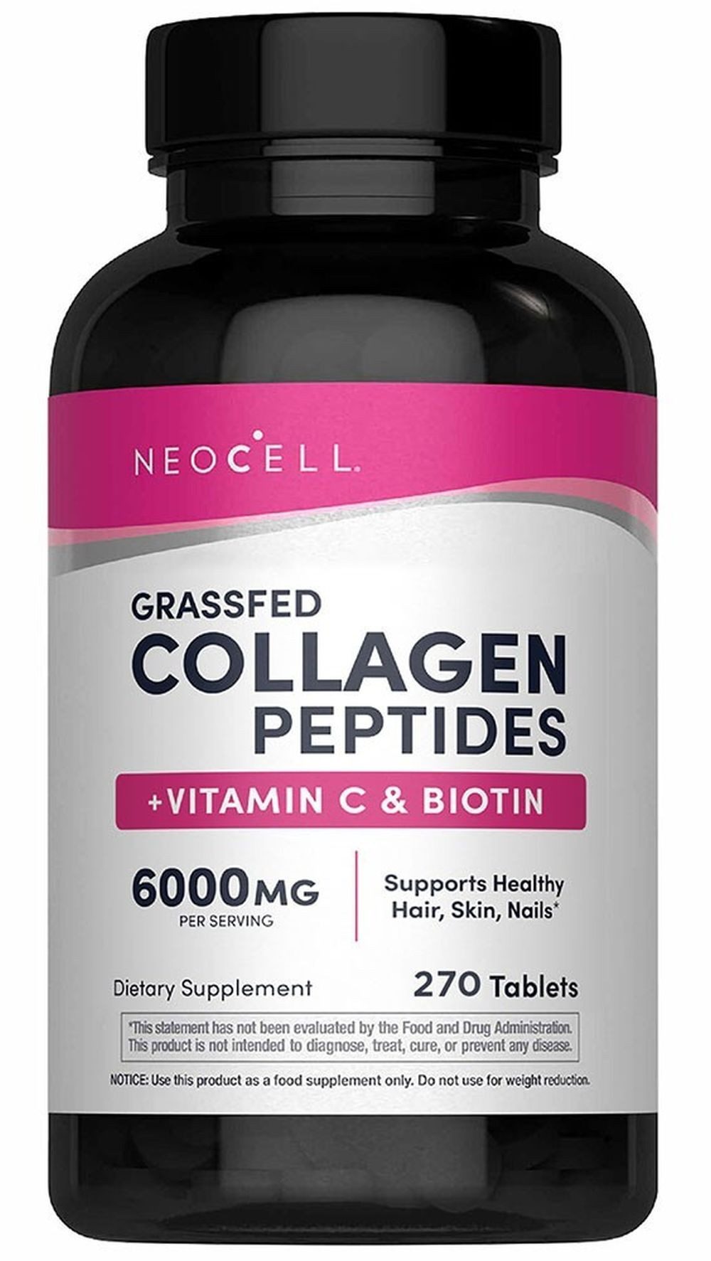 Neocell Neocell Коллажи Peptides 6000mg + Viatmin C und Biotin - 270 Tabletten