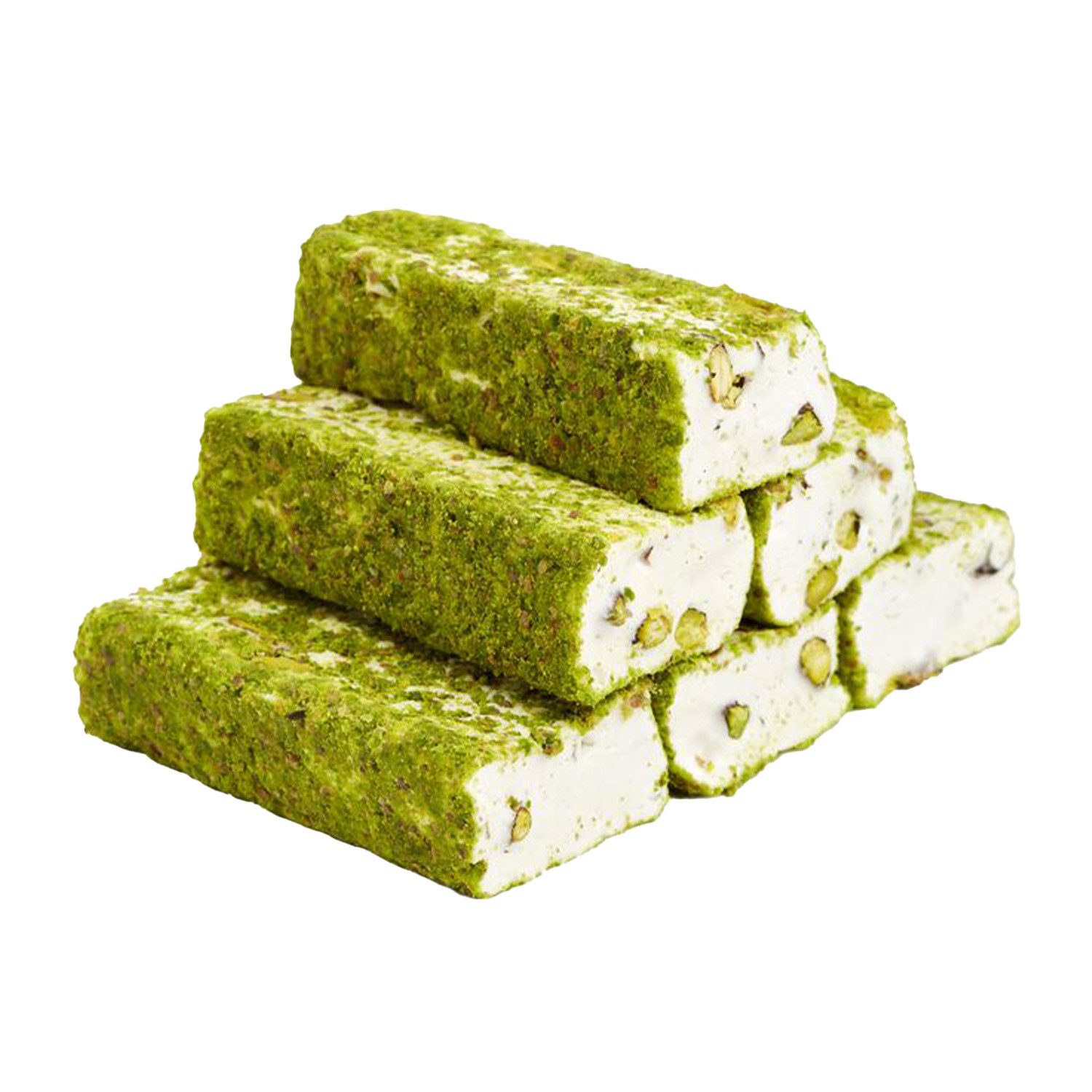 We_Natur Süßigkeit Traditioneller Lokum mit Pistazien und Pistazienummantelung 350 gr, 350 g