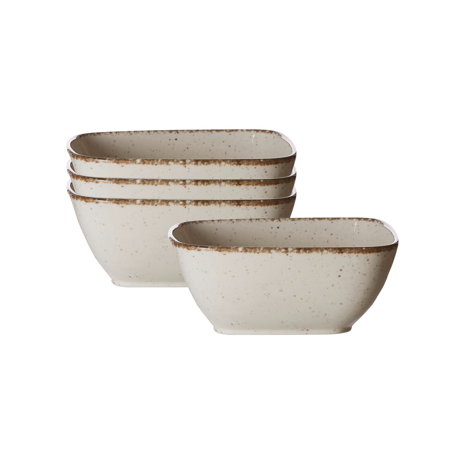 Ritzenhoff & Breker Schale Casa Servierschalen ø 18 cm 4er Set, Porzellan, (4x Schale, 4-tlg)