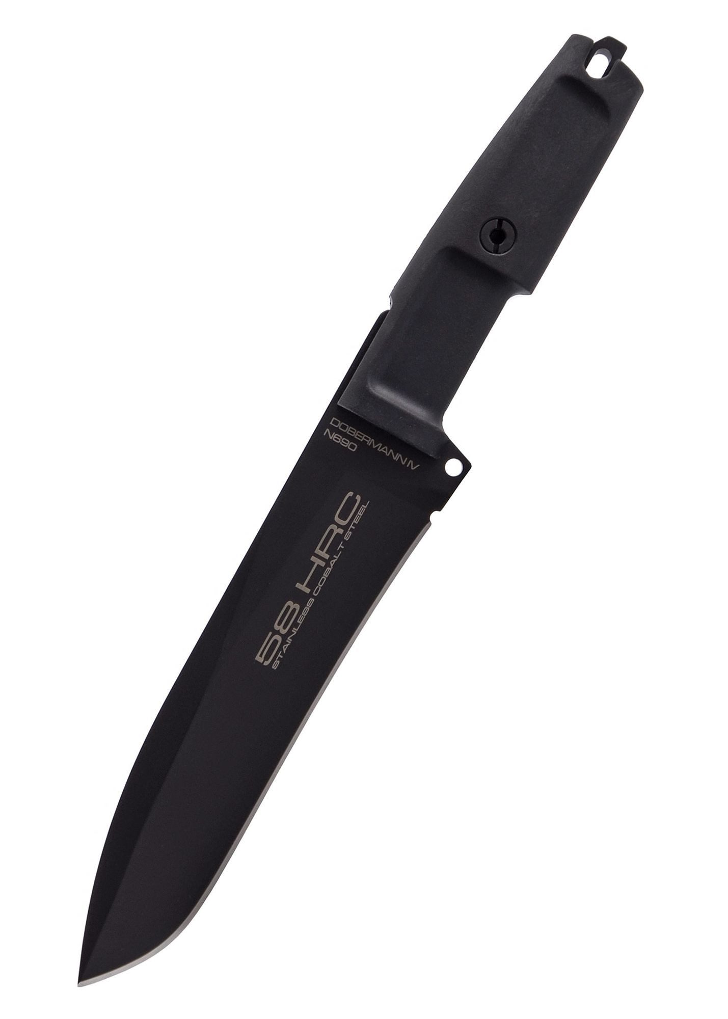 Taschenmesser Extrema Ratio Feststehendes Messer Dobermann IV schwarz, Extrema Ratio