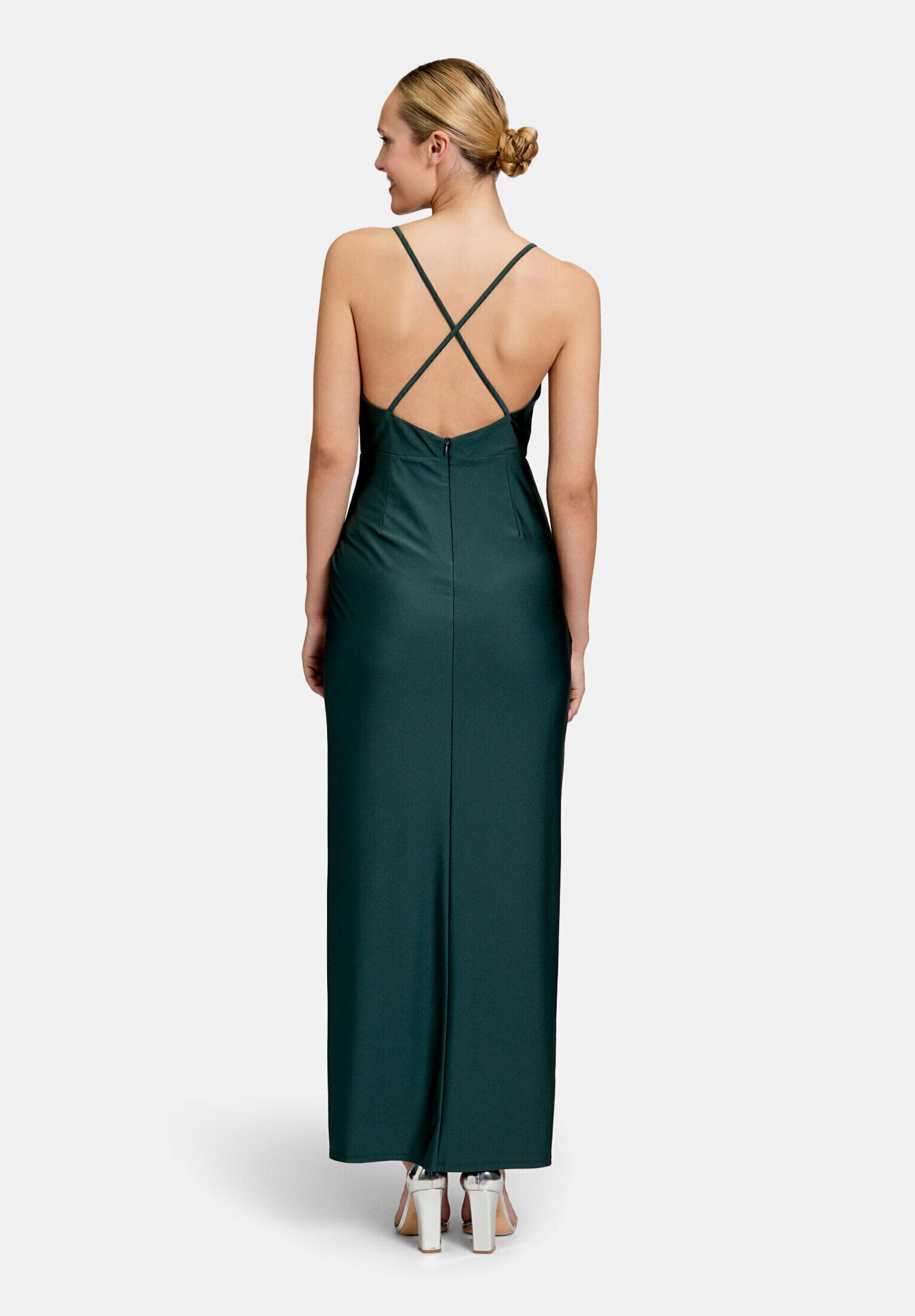 Vera Mont Abendkleid Damen figurbetont Schlitz