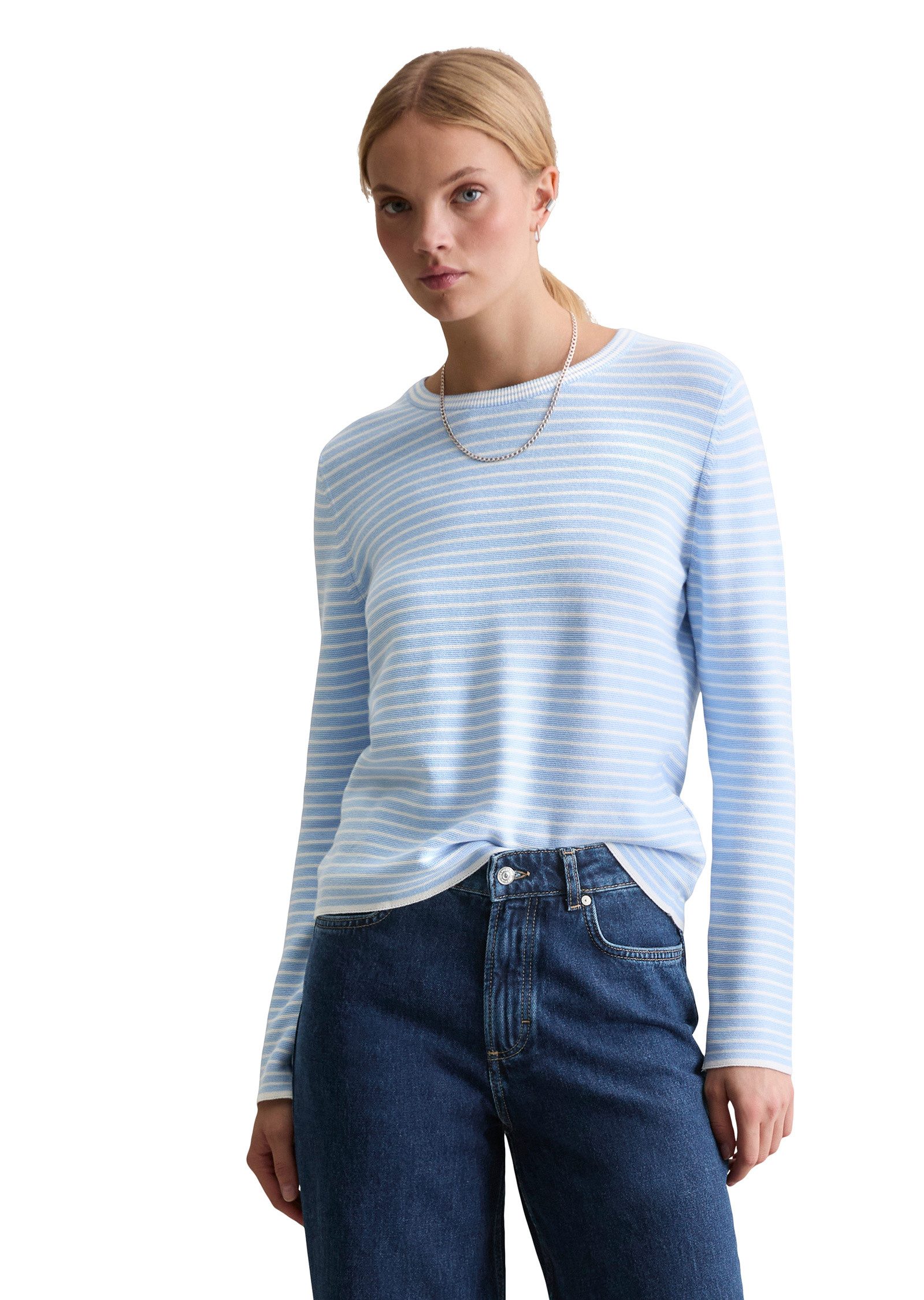 Marc O'Polo DENIM Strickpullover aus Compact Cotton günstig online kaufen