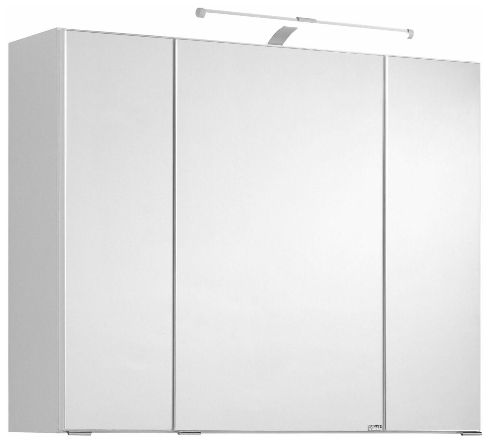 HELD MÖBEL Spiegelschrank Cardiff 80 cm inkl. Beleuchtung weiß