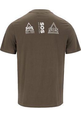 SOS Funktionsshirt Dolomiti mit stylischem Logo-Design