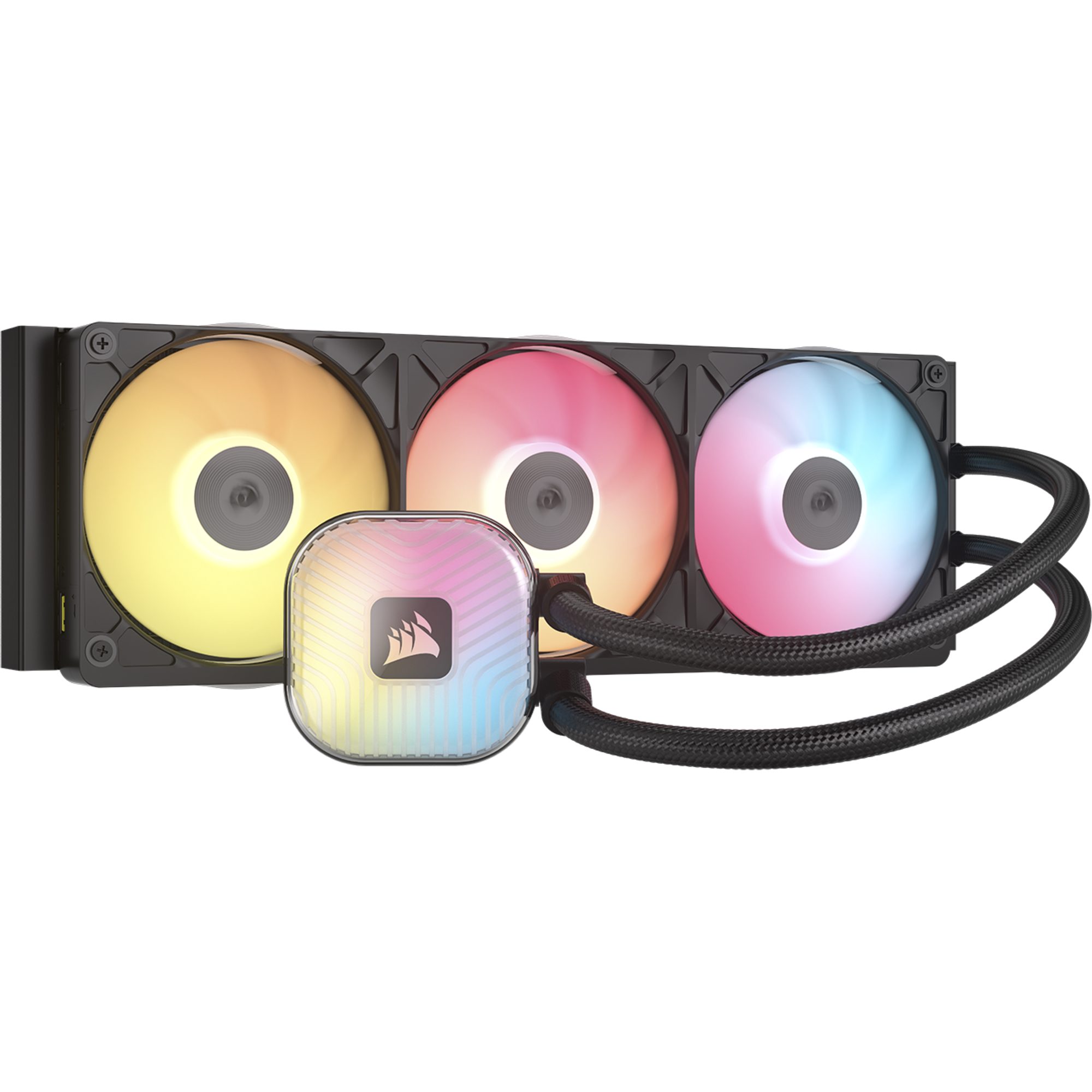 Corsair Wasserkühlung Corsair iCUE LINK TITAN II 360 RX RGB, Wasserkühlung, (Black)
