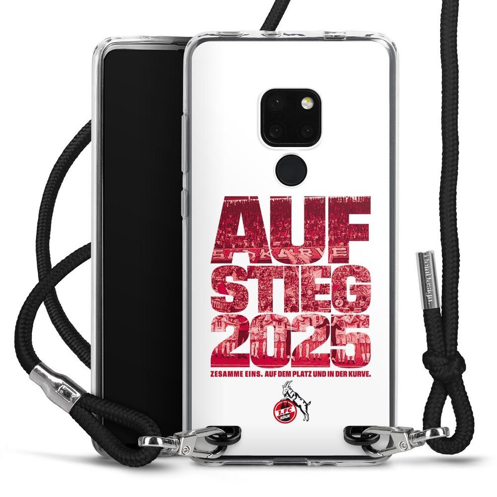 DeinDesign Handyhülle 1. FC Köln Aufstieg Offizielles Lizenzprodukt 1. FC Köln Aufstieg 2025, Huawei Mate 20 Handykette Hülle mit Band Case zum Umhängen