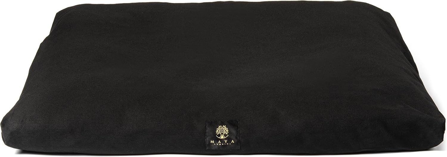 Maya Lumbini Meditationskissen Meditationsmatte Zabuton mit komfortabler Kapokfüllung