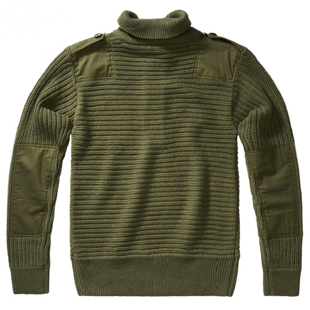 Brandit Strickpullover Alpin Pullover olive - günstig online kaufen