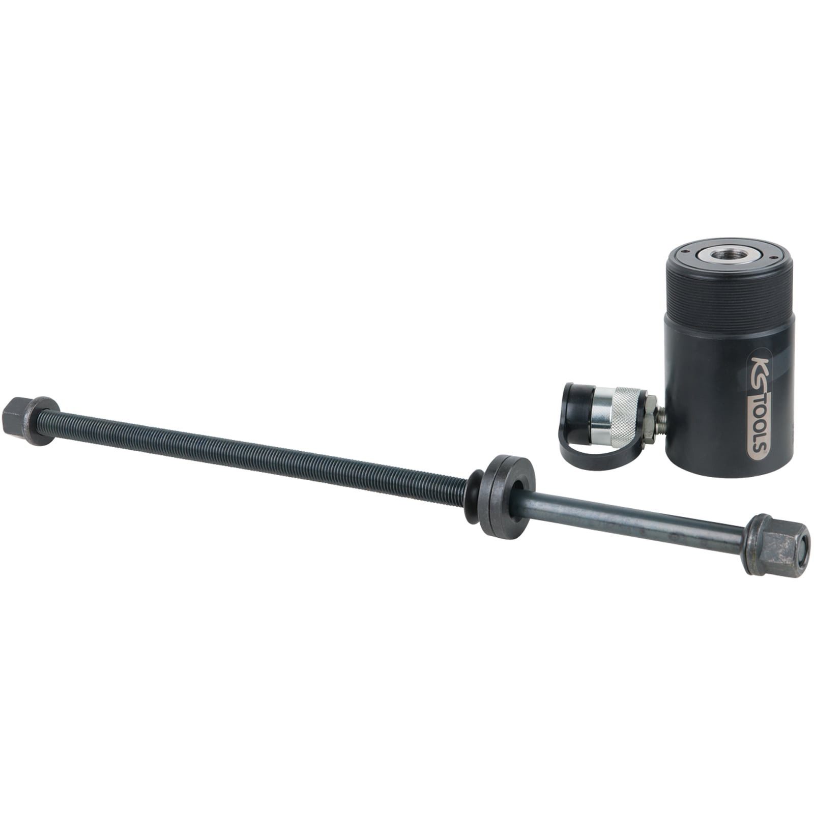 KS Tools Montagewerkzeug KS TOOLS Hydraulik-Hohlkolbenzylinder-Satz 12 t mit Spindel 2tlg....