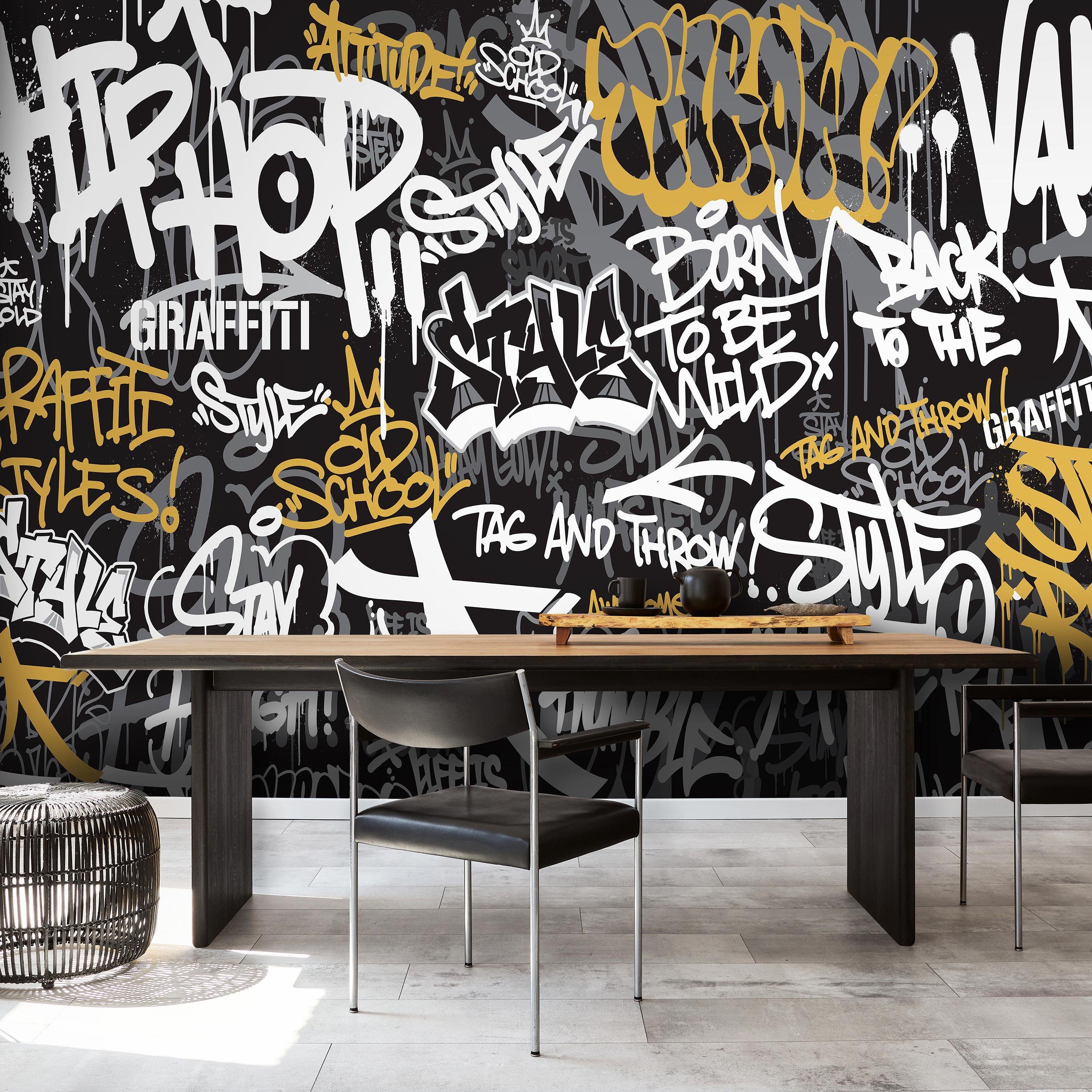 Wallarena Fototapete Kinderzimmer Jungen Graffiti Streetart günstig online kaufen