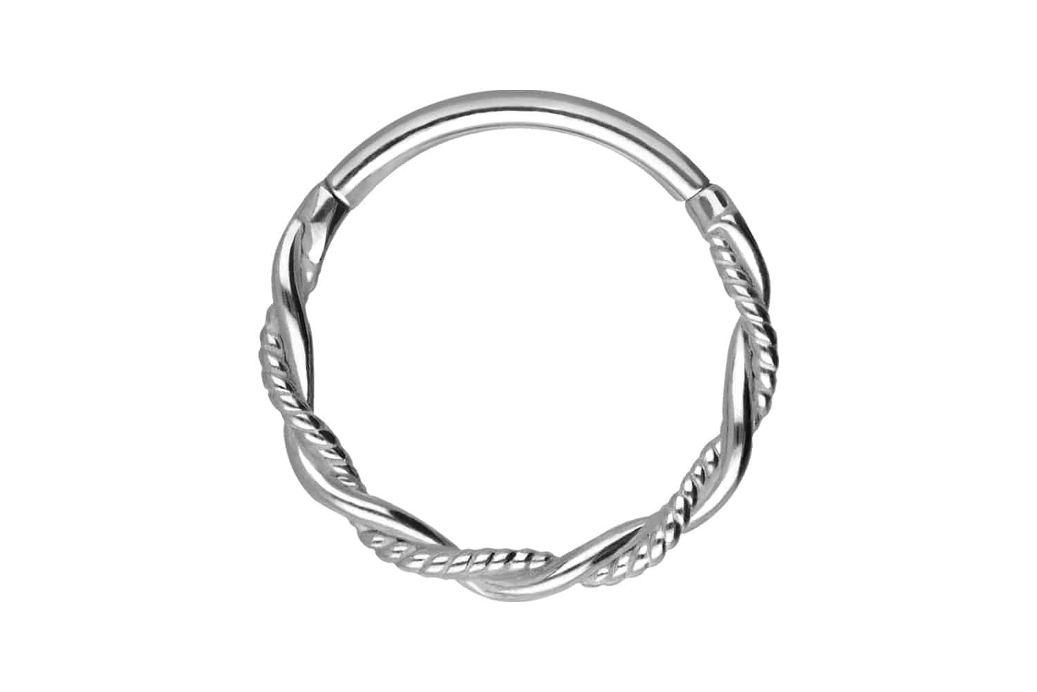 PIERCINGLINE Nasenpiercing Chirurgenstahl Segmentring Clicker DOPPELT günstig online kaufen