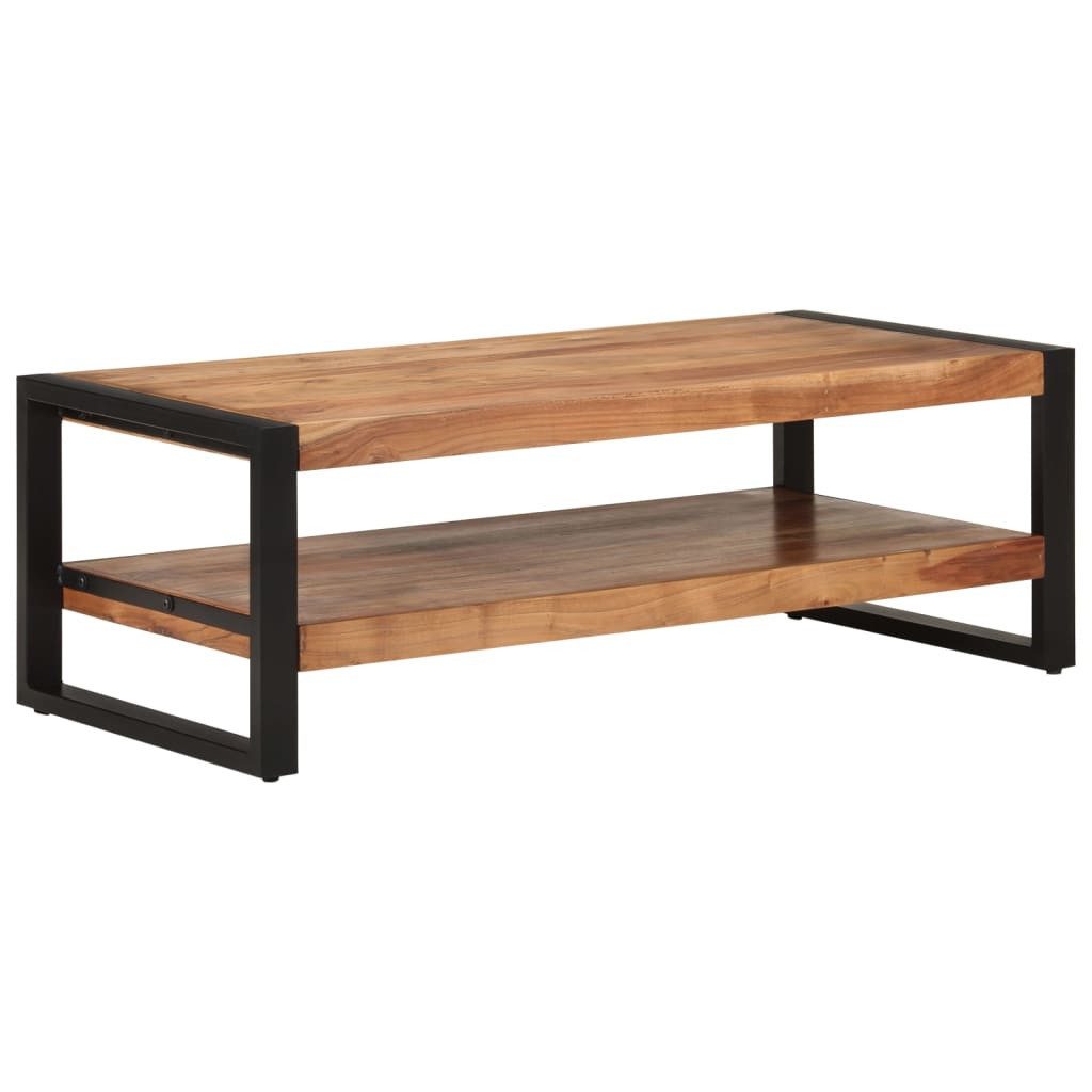 vidaXL Couchtisch NA Couchtisch 120x55x40 cm Massivholz Akazie