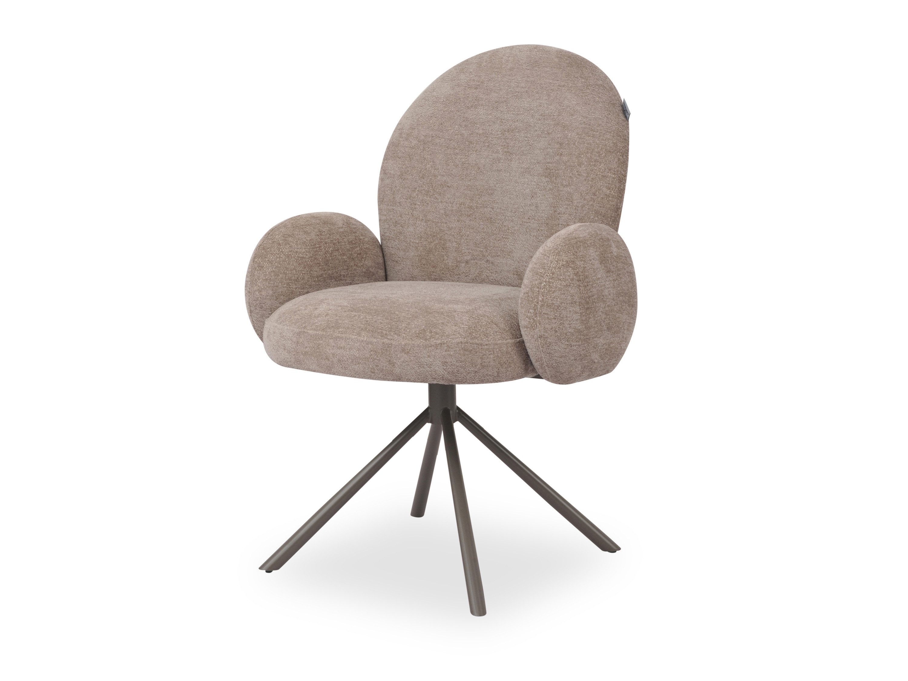 SANSIBAR LIVING Esszimmerstuhl Polsterstuhl SANSIBAR FREDERIKSTAD LBH 61x65x91,50 cm braun